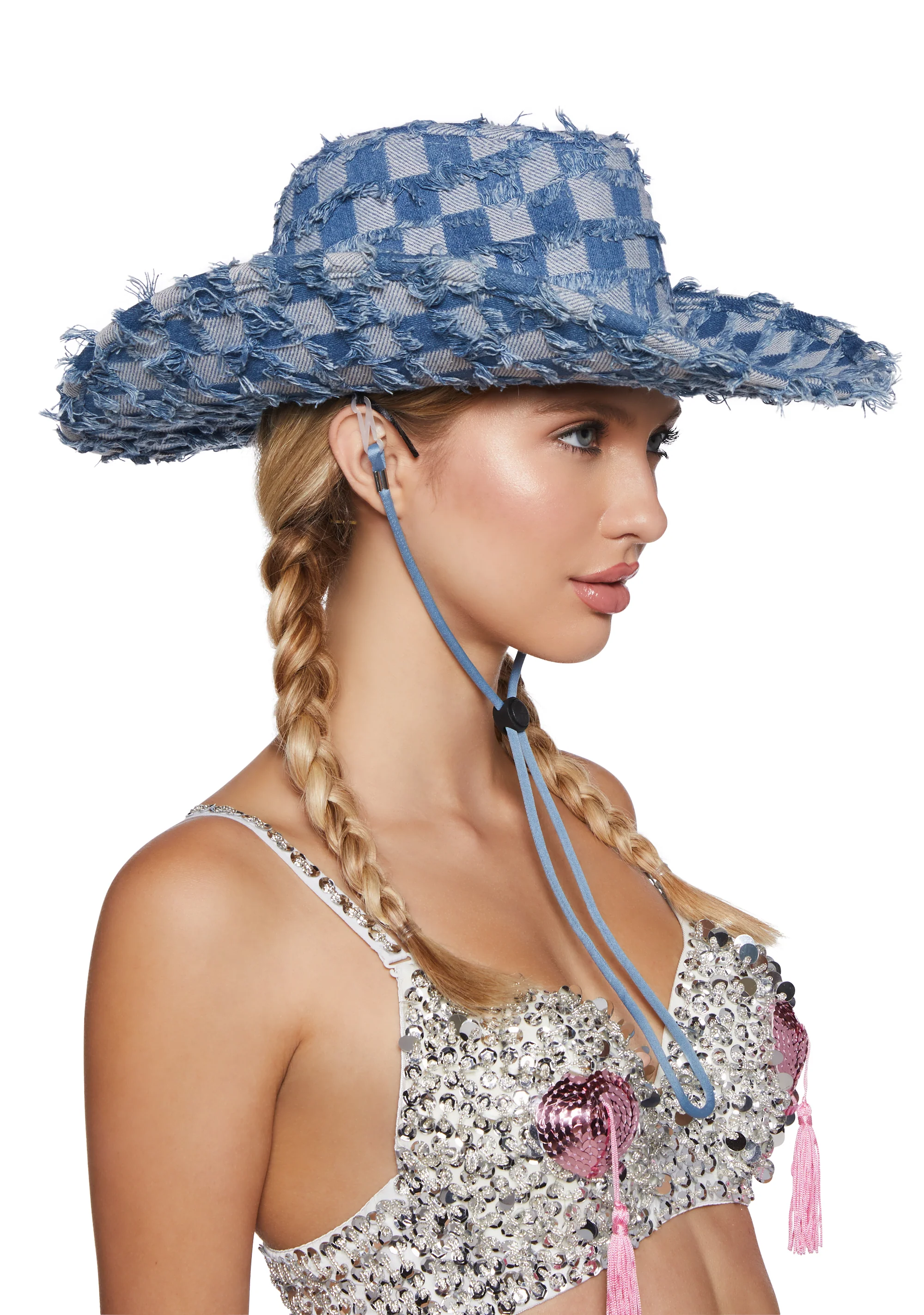 Pop Rodeo Denim Cowboy Hat - Image 2