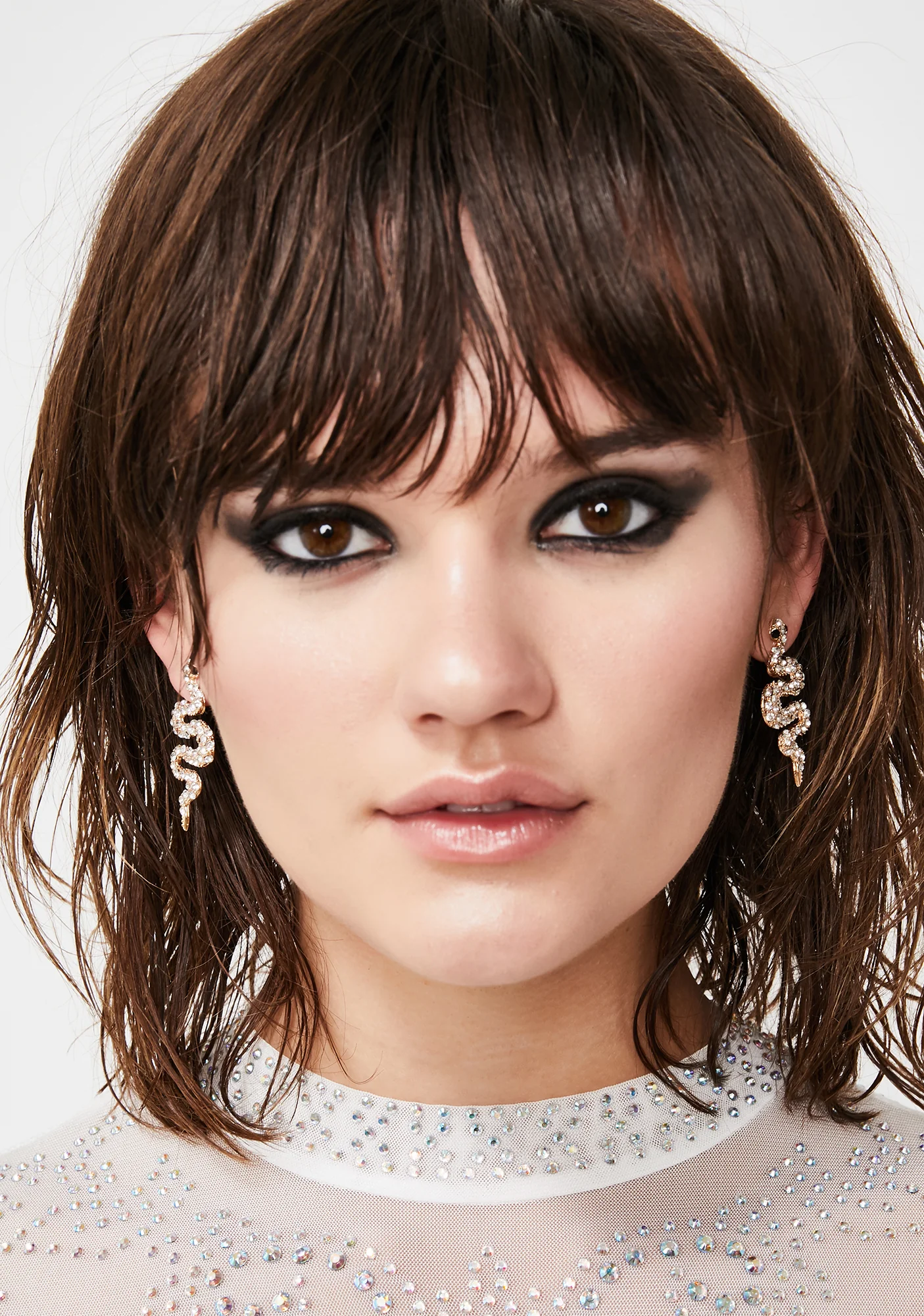 Posh Poison Snake Earrings - Image 2