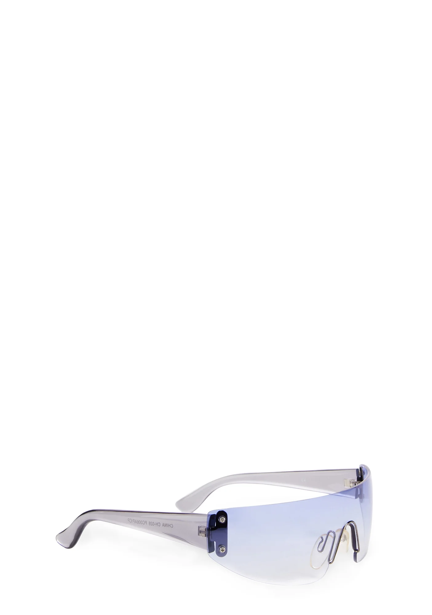 POV Shield Sunglasses - Blue - Image 3