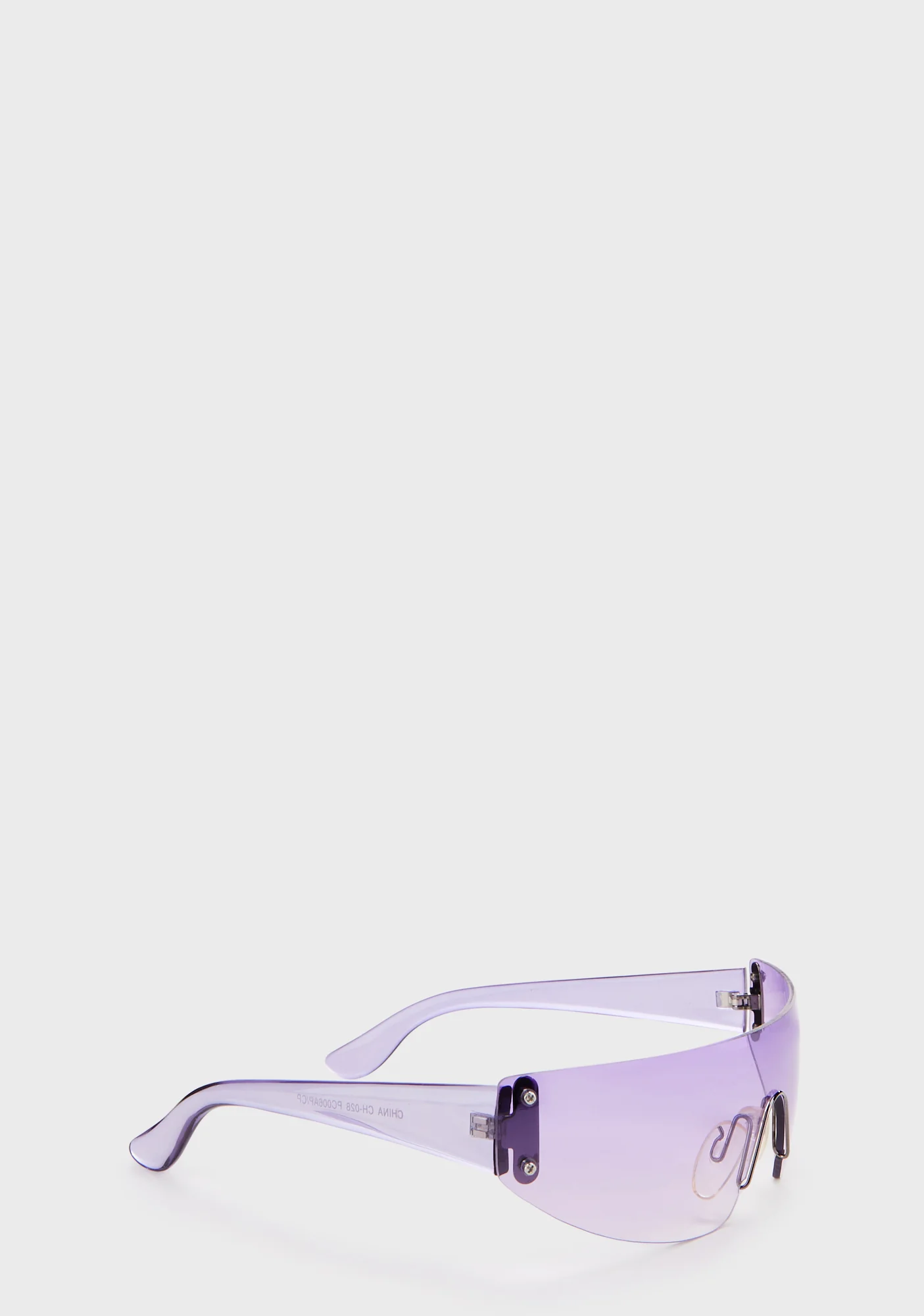 POV Shield Sunglasses - Purple - Image 4
