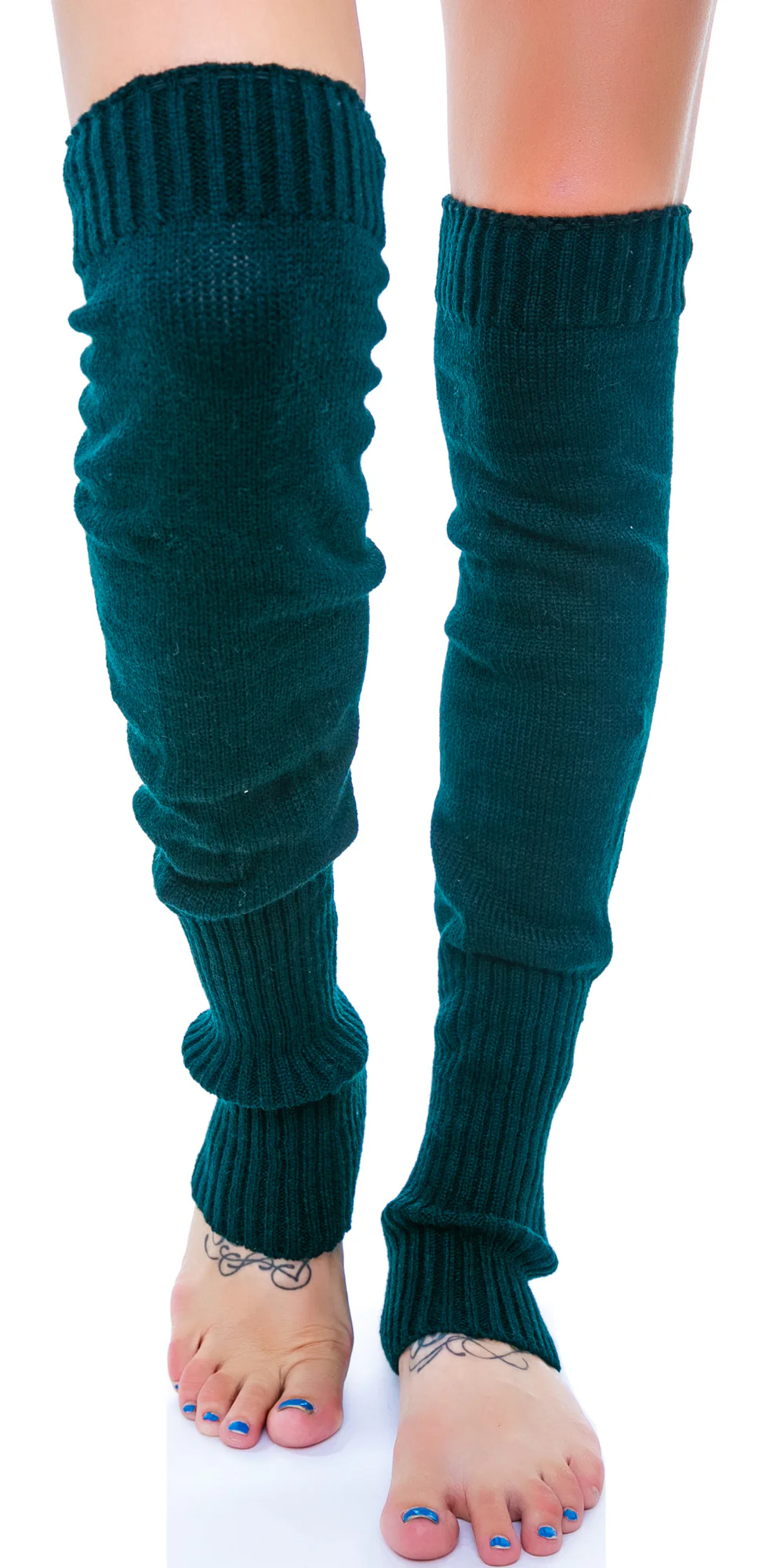 Prep School Knit Leg Warmers - Image 5