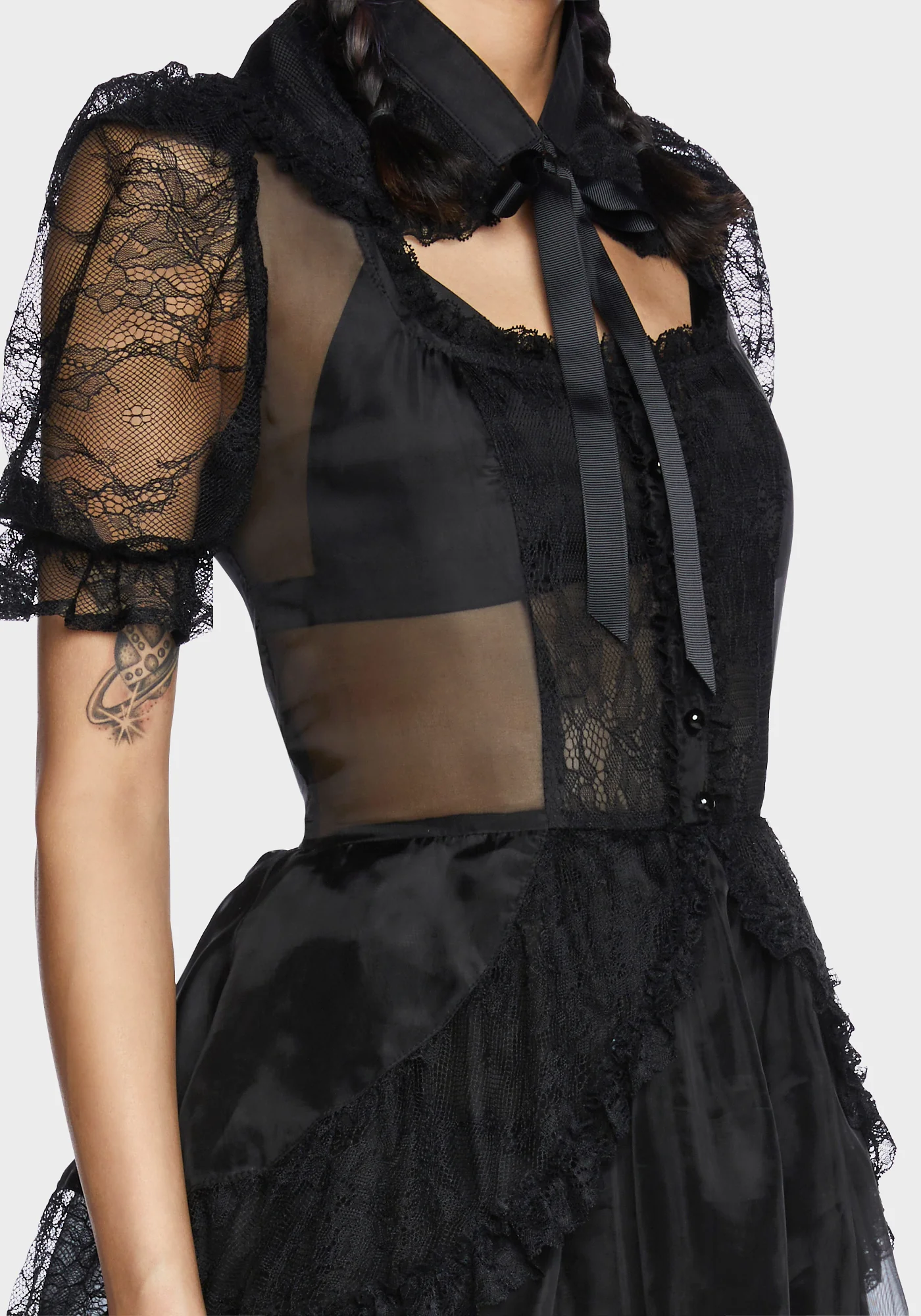 Pretty Imperfect Maxi Dress - Black - Image 2