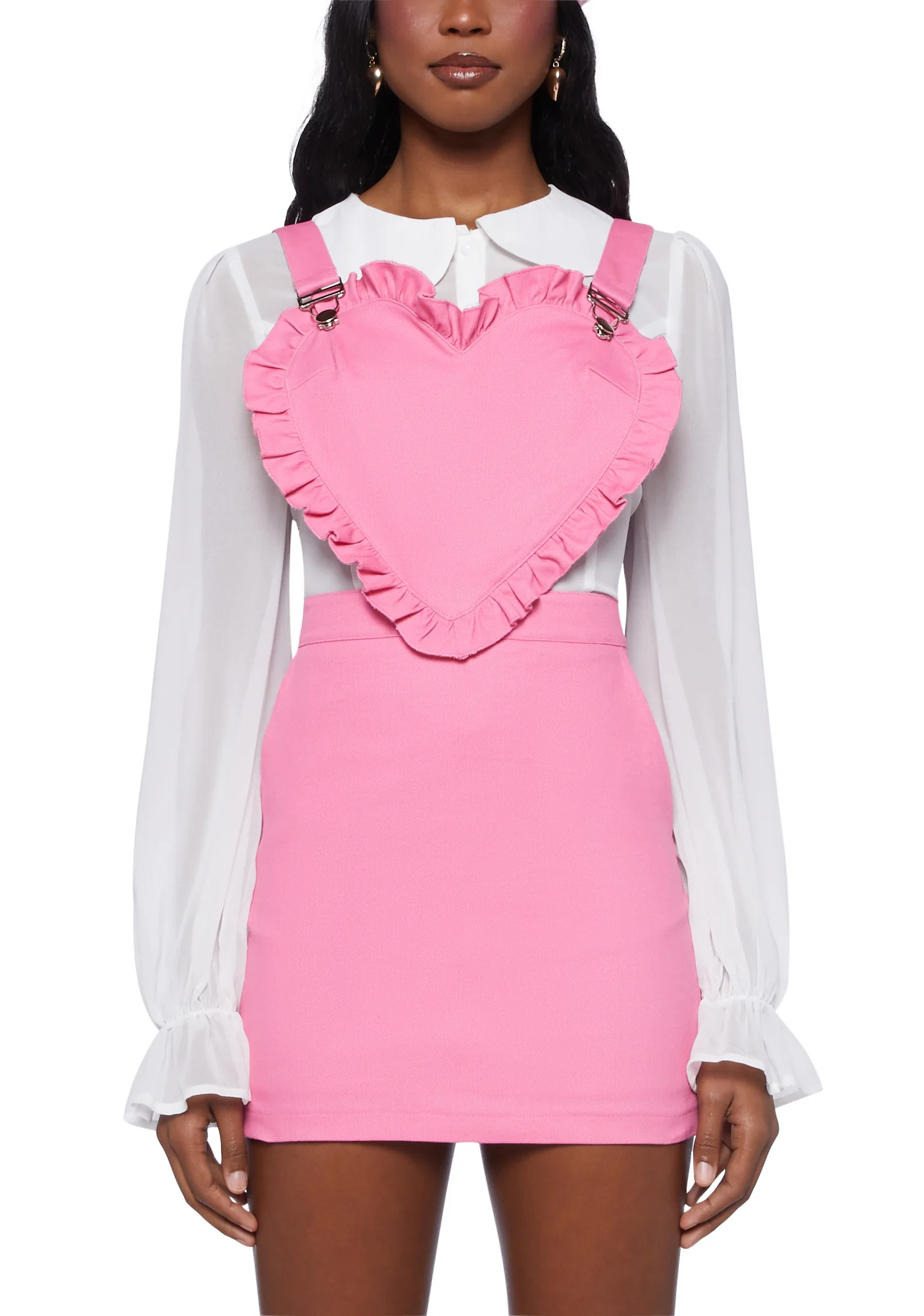 Pretty Obvious Pinafore Dress - Image 5