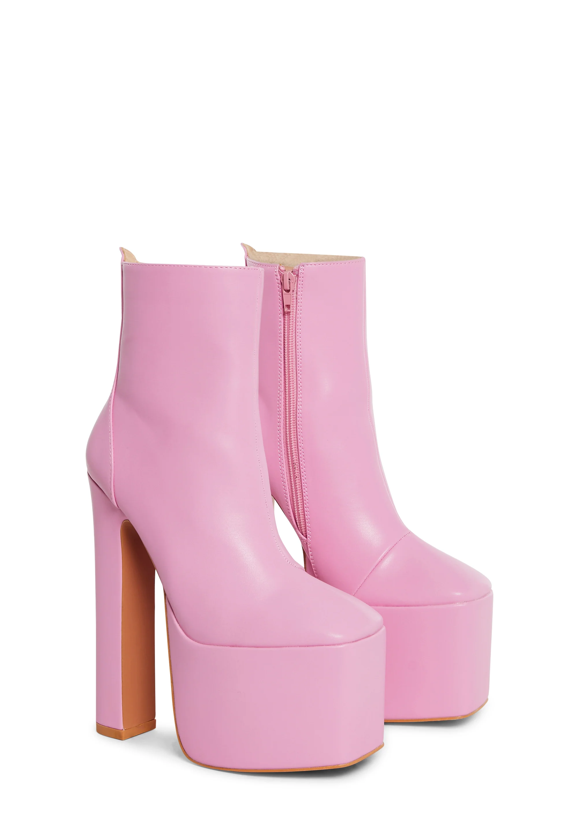 Pretty Prim Ankle Boots - Pink - Image 3