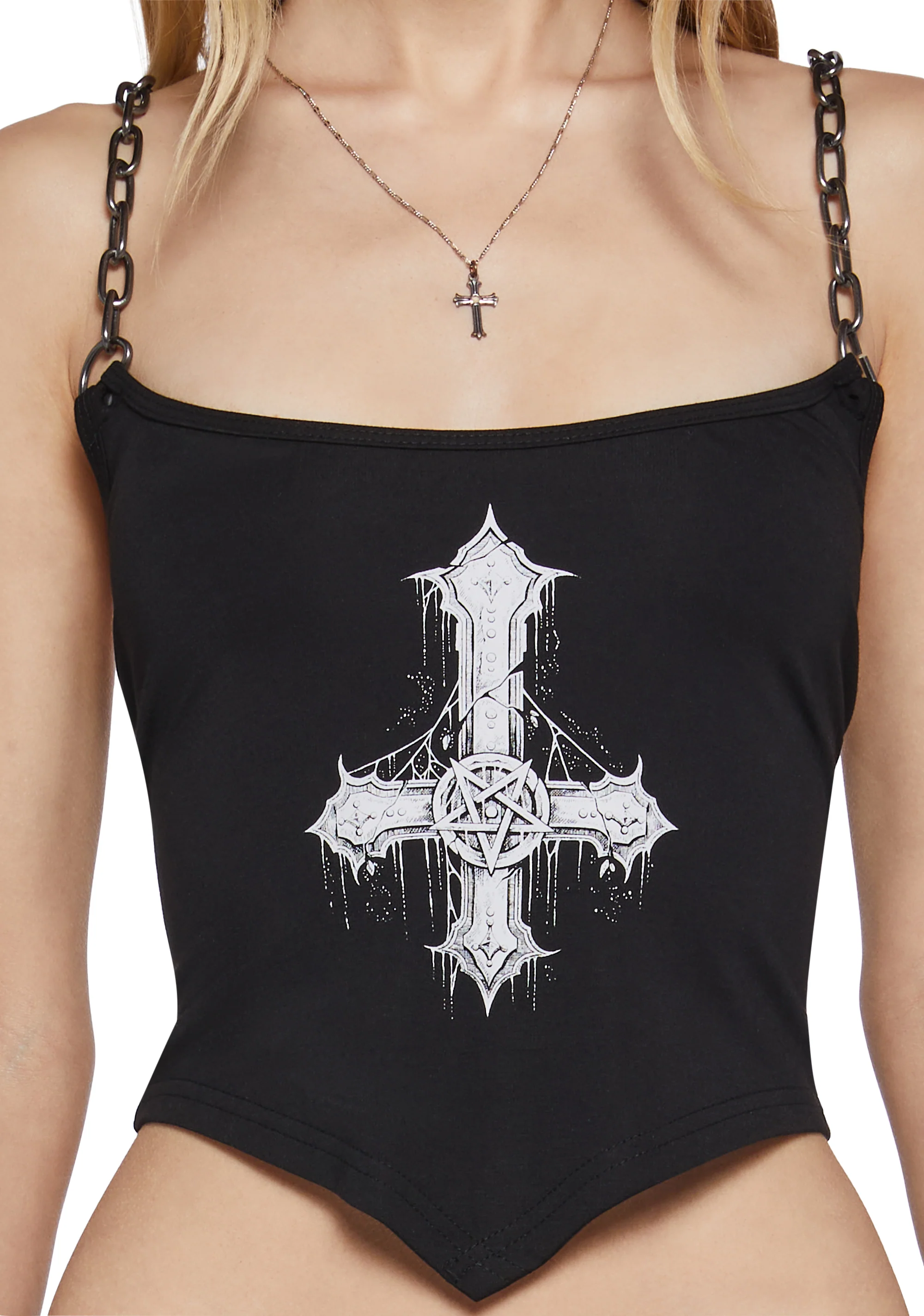 Riff Rebellion Chain Tank Top - Image 5
