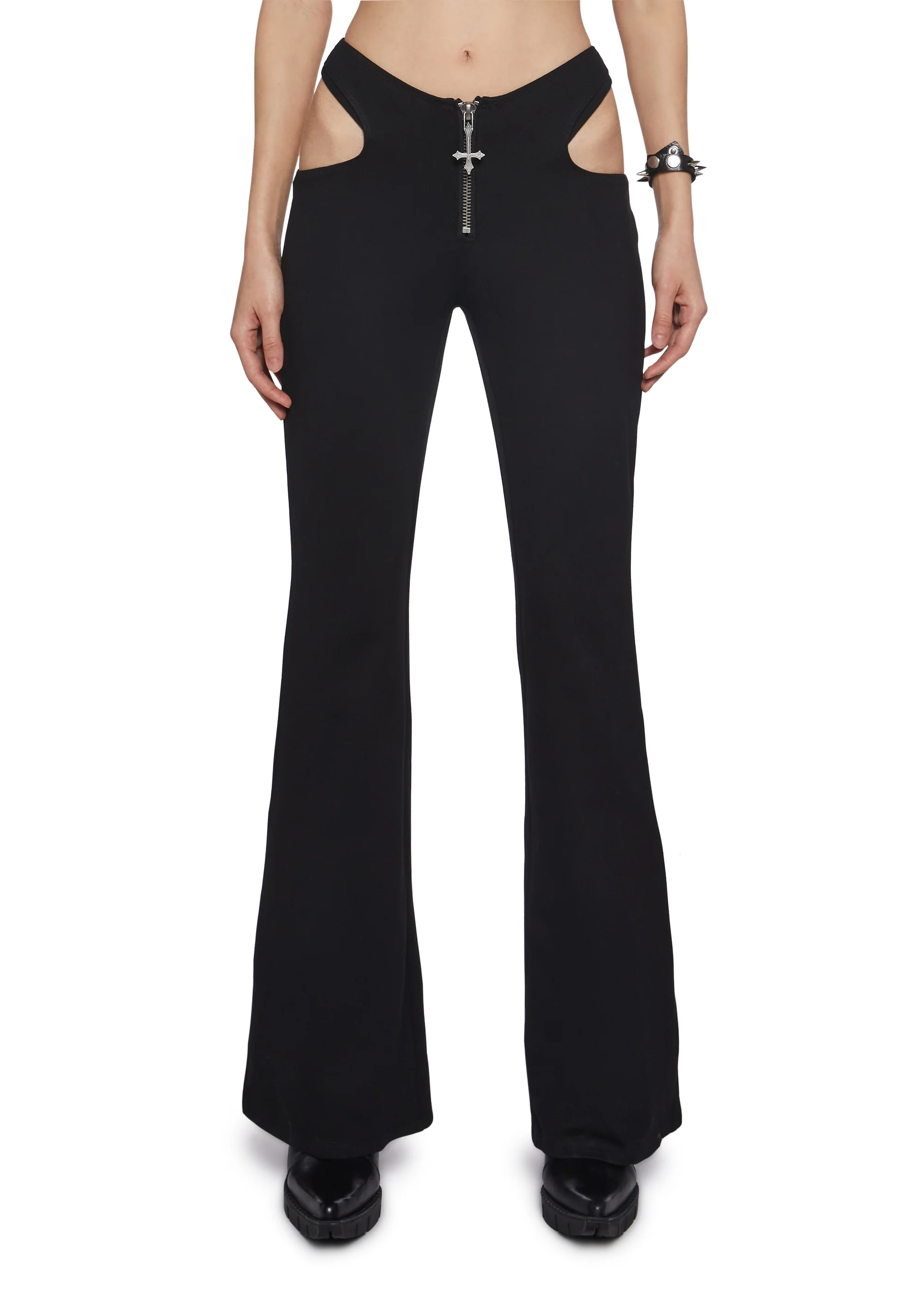 Demon Maiden Cut Out Pants - Image 4