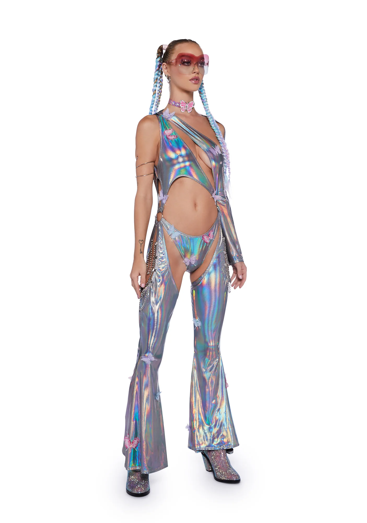 Prism Moonwalk Cut-Out Catsuit - Fairy Supreme - Image 5