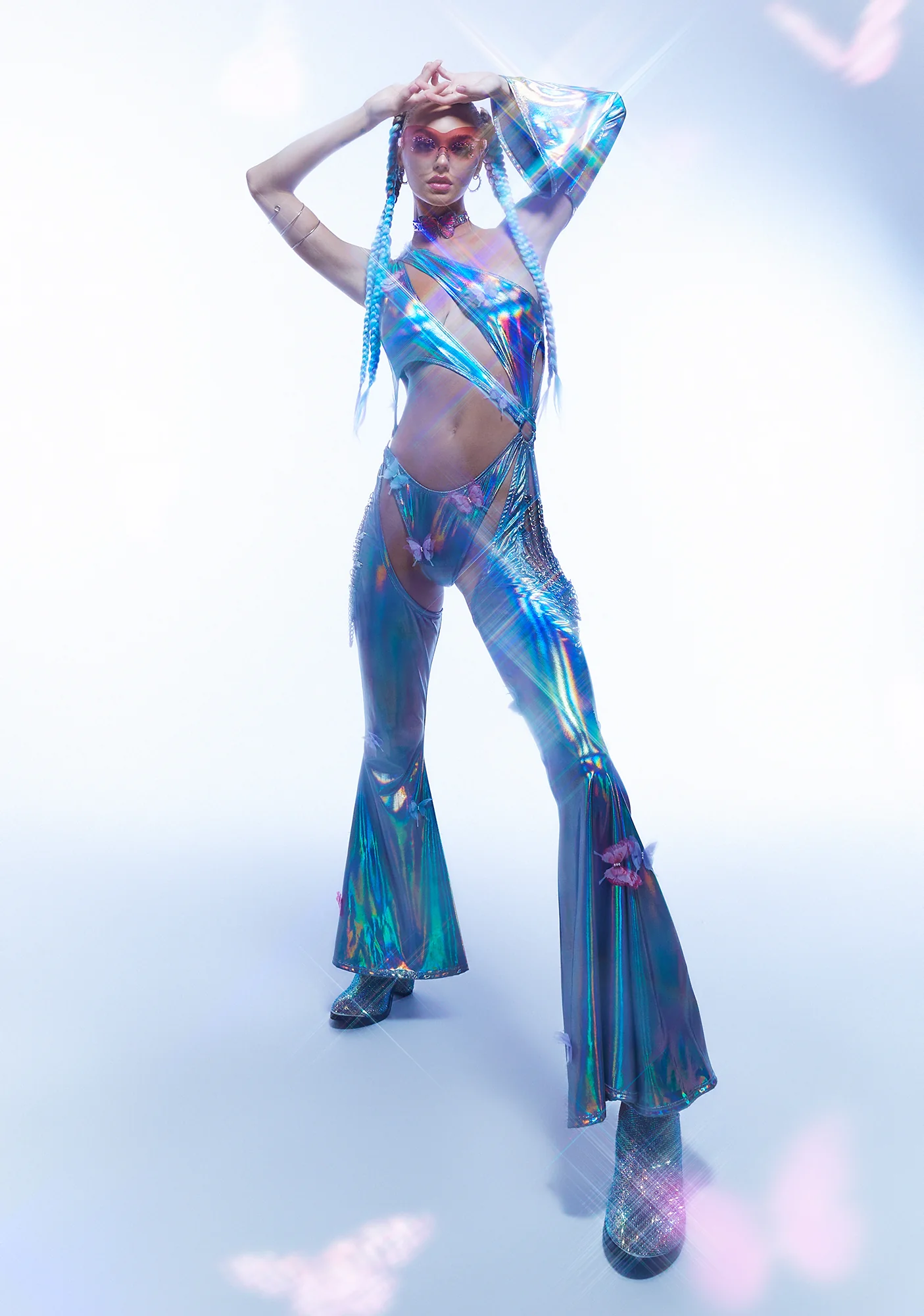 Prism Moonwalk Cut-Out Catsuit - Fairy Supreme - Image 6