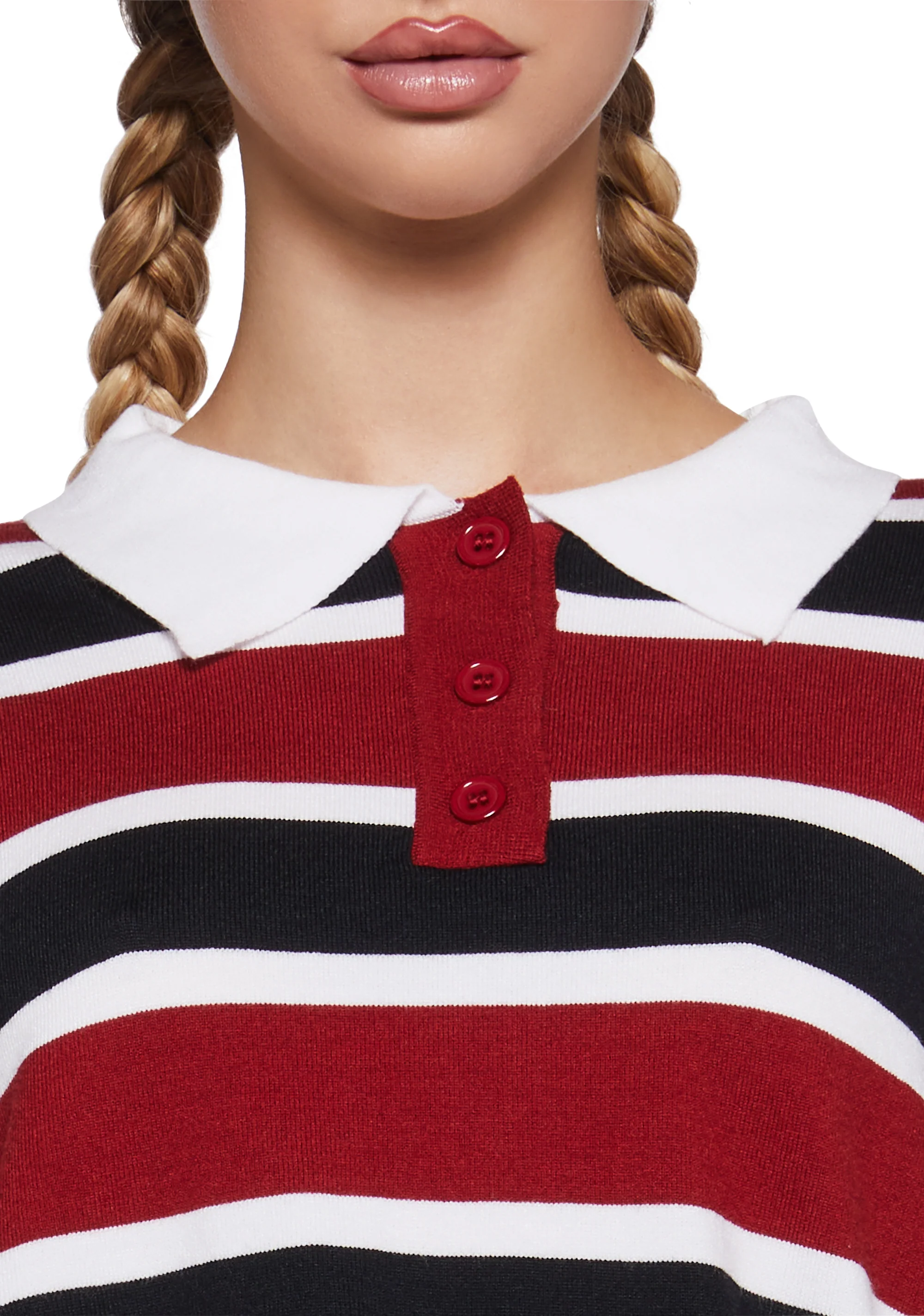 Private Tutorial Oversized Polo Sweater - Image 5