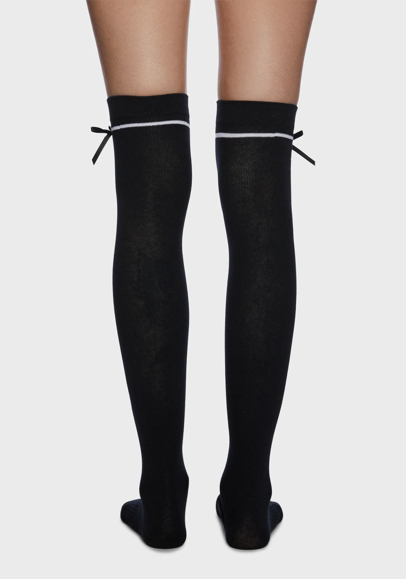 Proper Demeanor Thigh-High Socks - Image 3