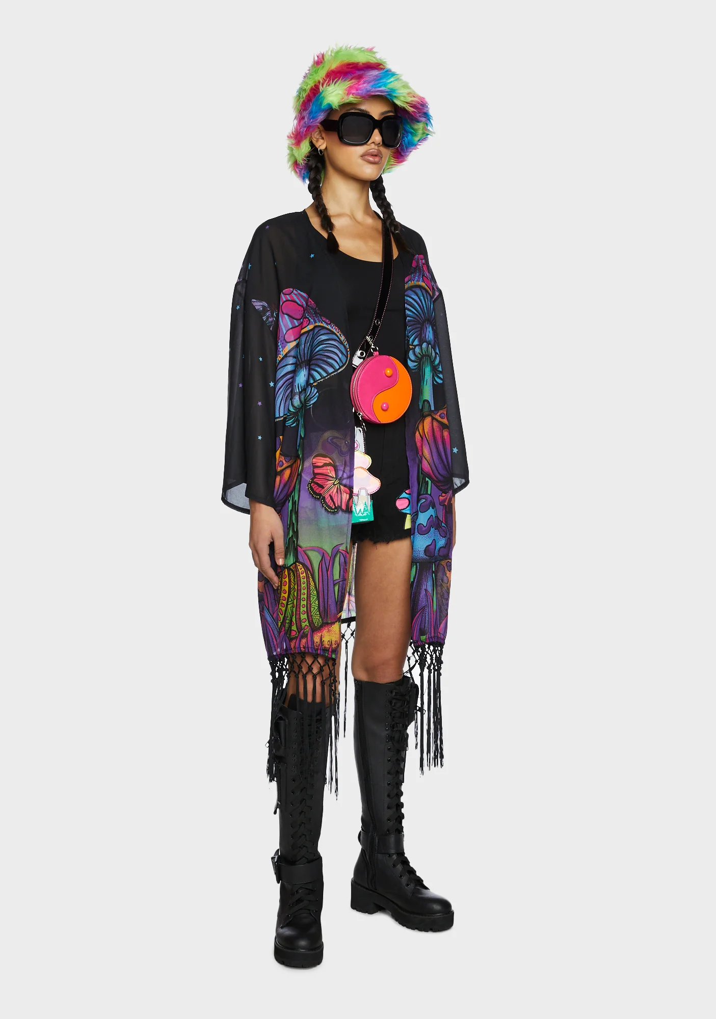 Psychedelic Fairytale Fringe Duster - Image 6
