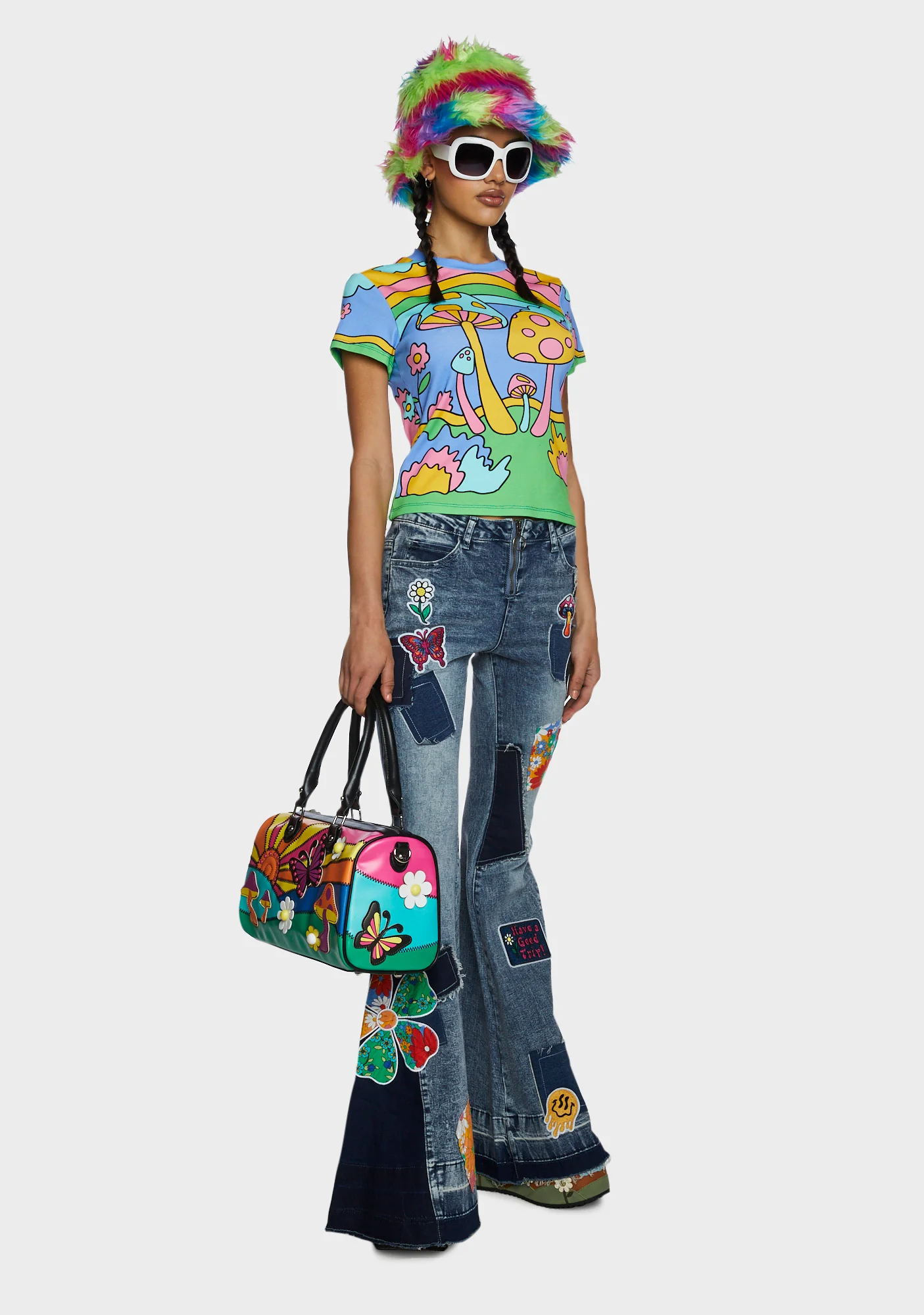 Psychedelic Fantasy Baby Tee - Image 2