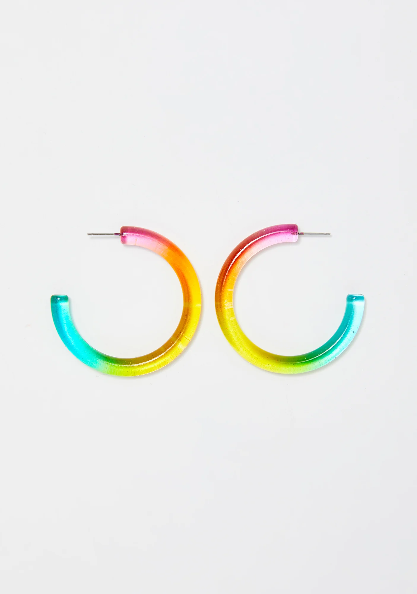 Psychedelic Pixie Hoop Earrings - Image 2