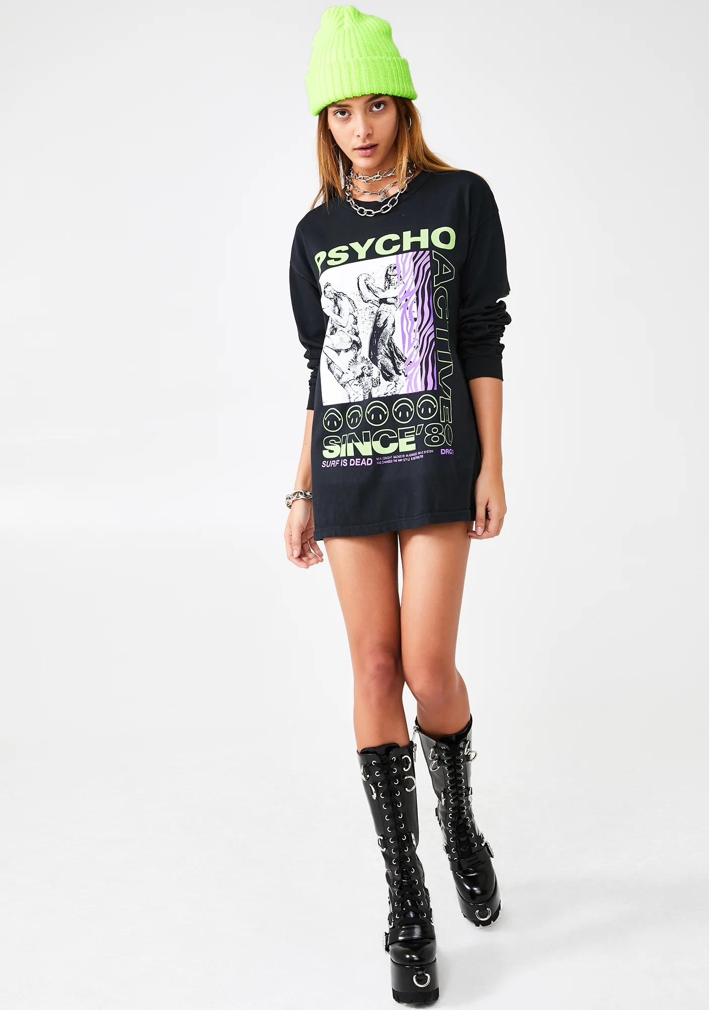 Psycho Active Long Sleeve Tee - Image 3