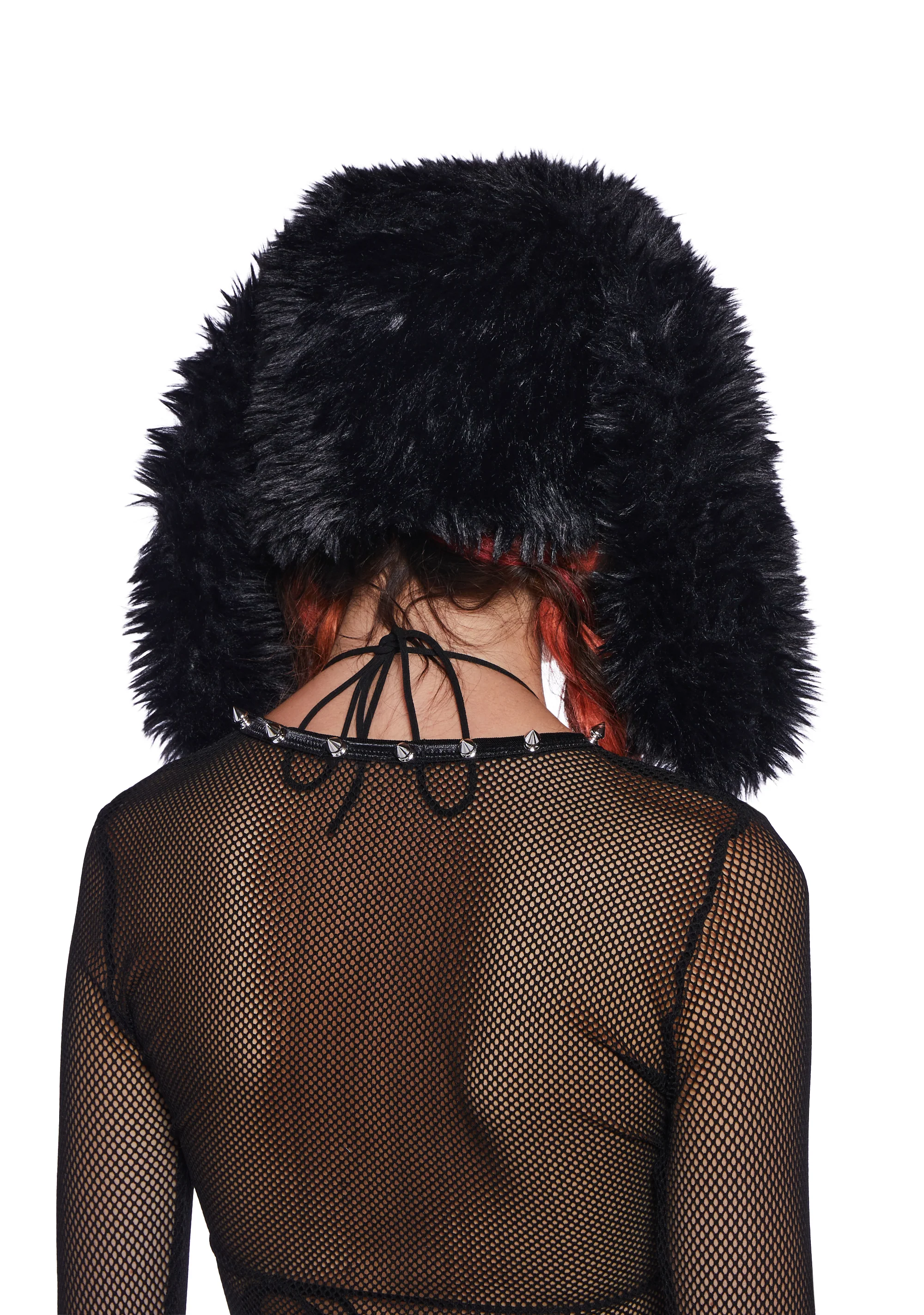 Punk Cutie Rabbit Hat - Black - Image 3
