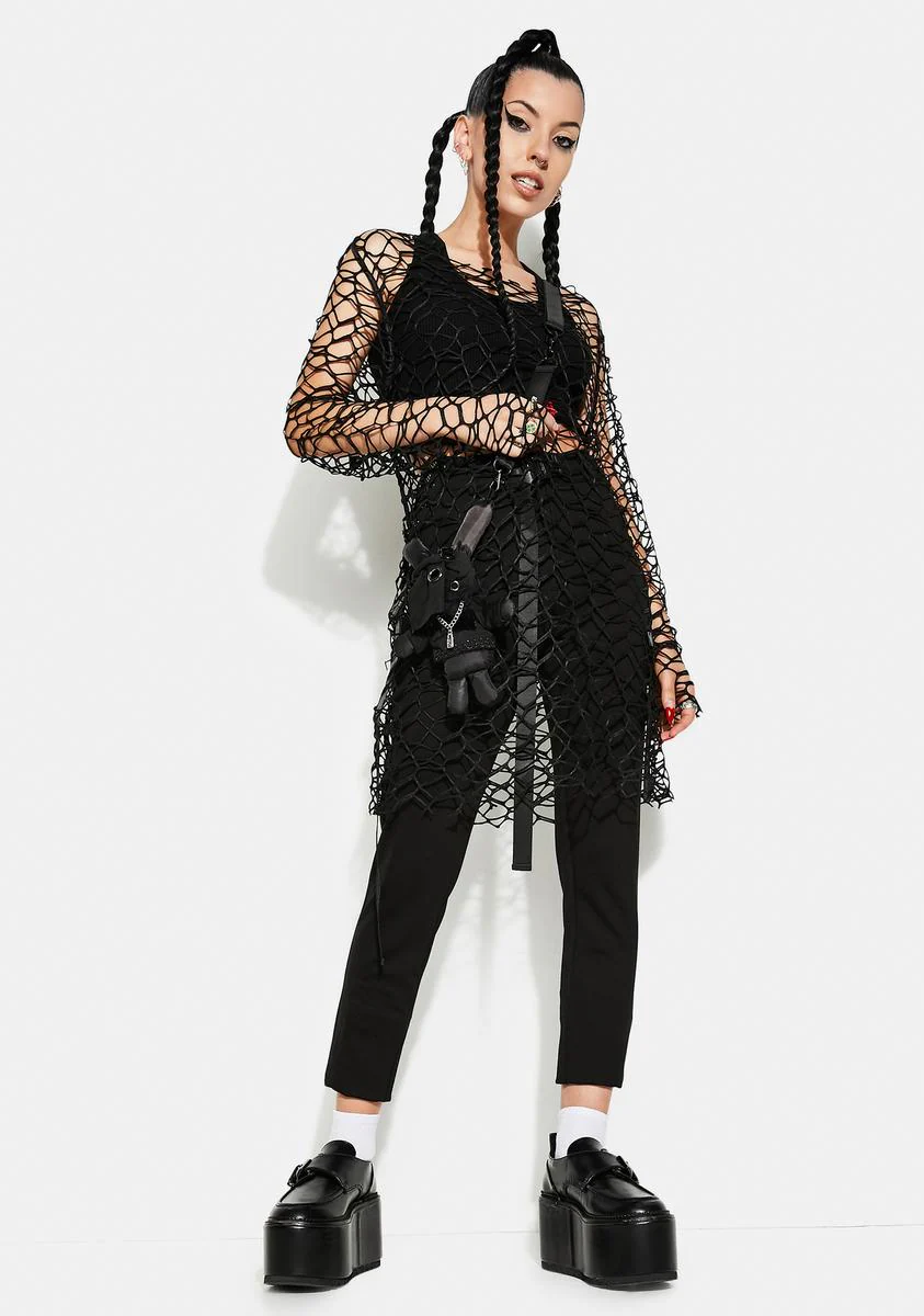 Punk Daily Big Mesh Tee Shirt - Image 3