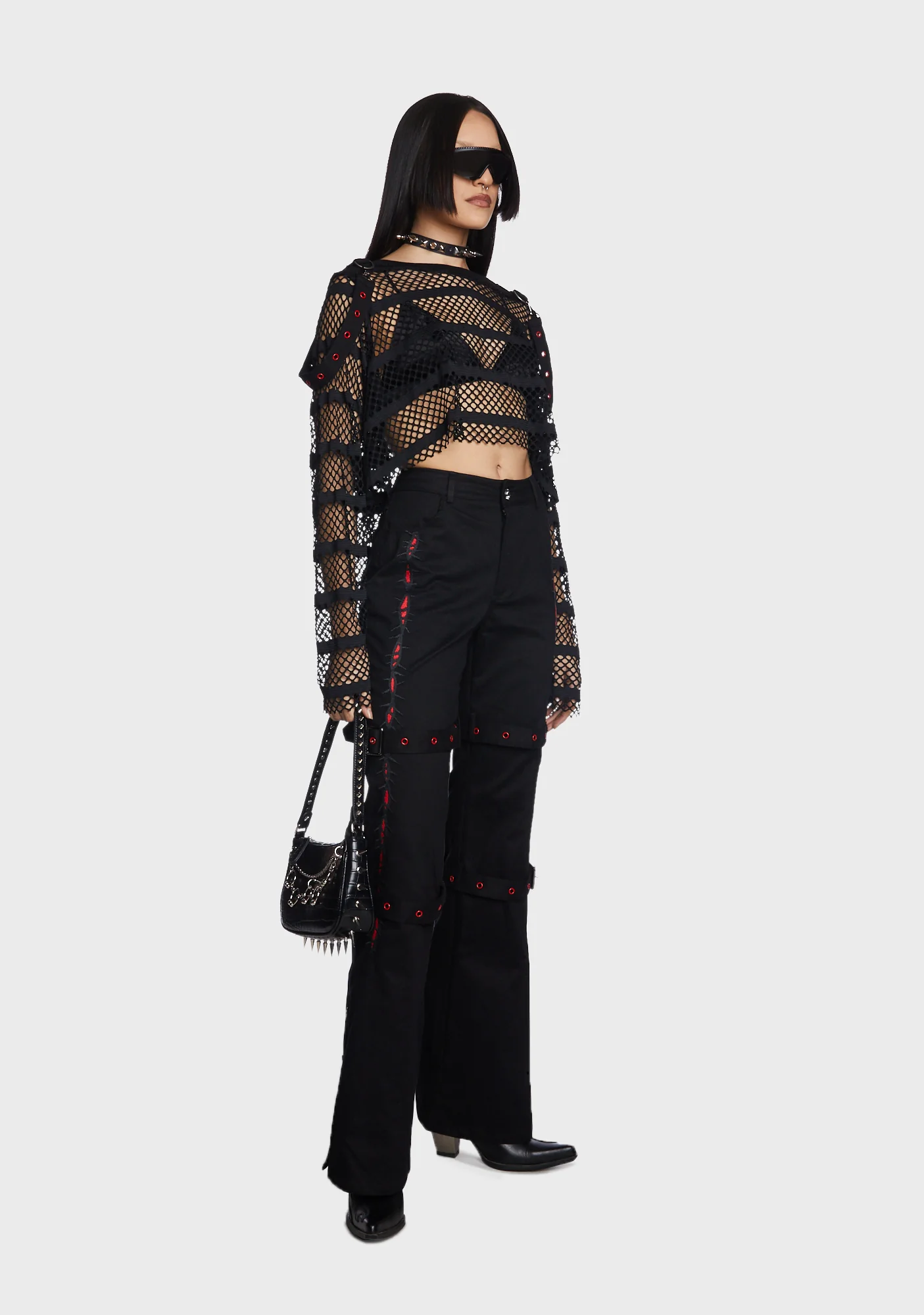 Punk Dark Ember Pants - Image 4