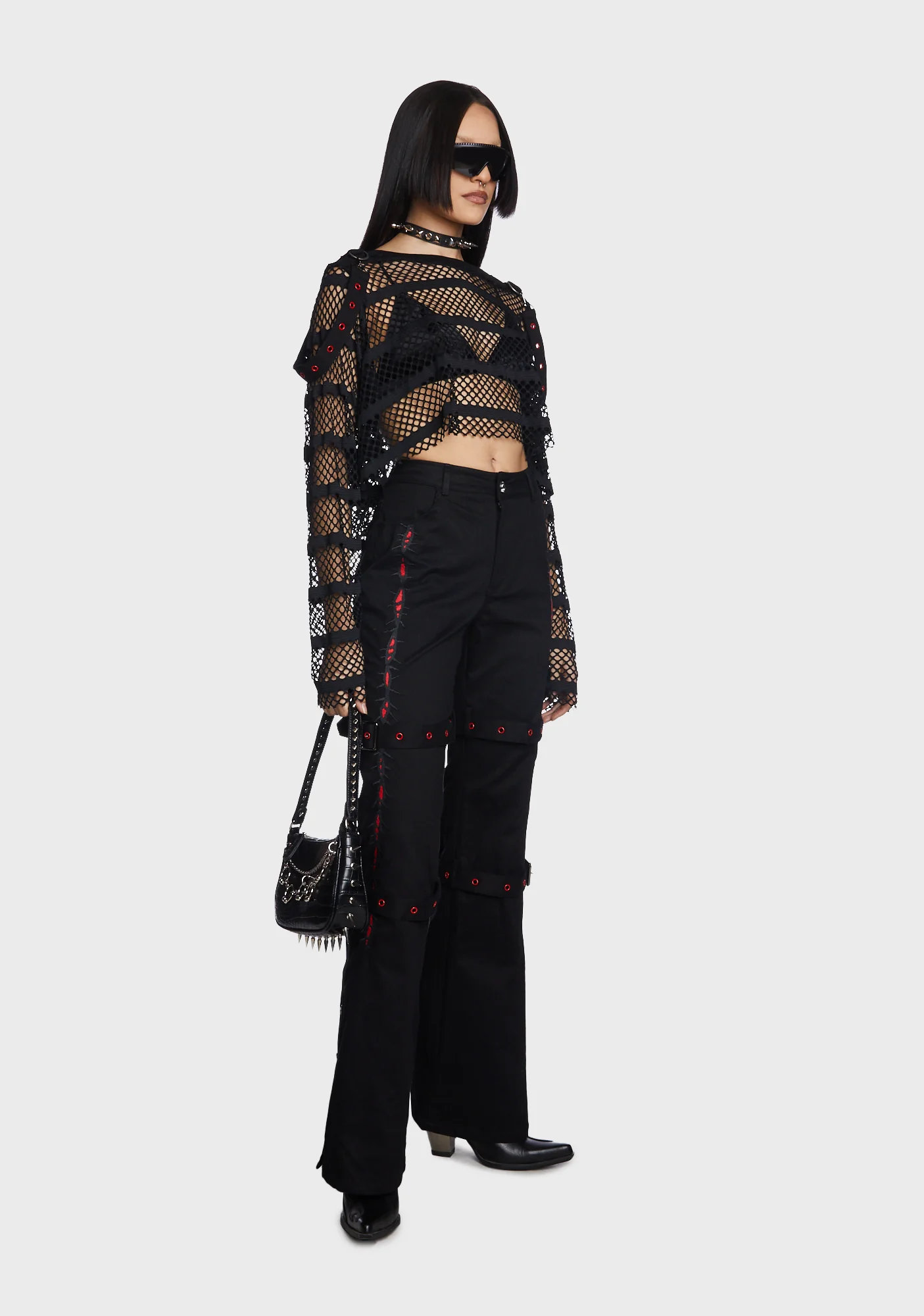 Punk Loose Mesh Shirt - Image 5