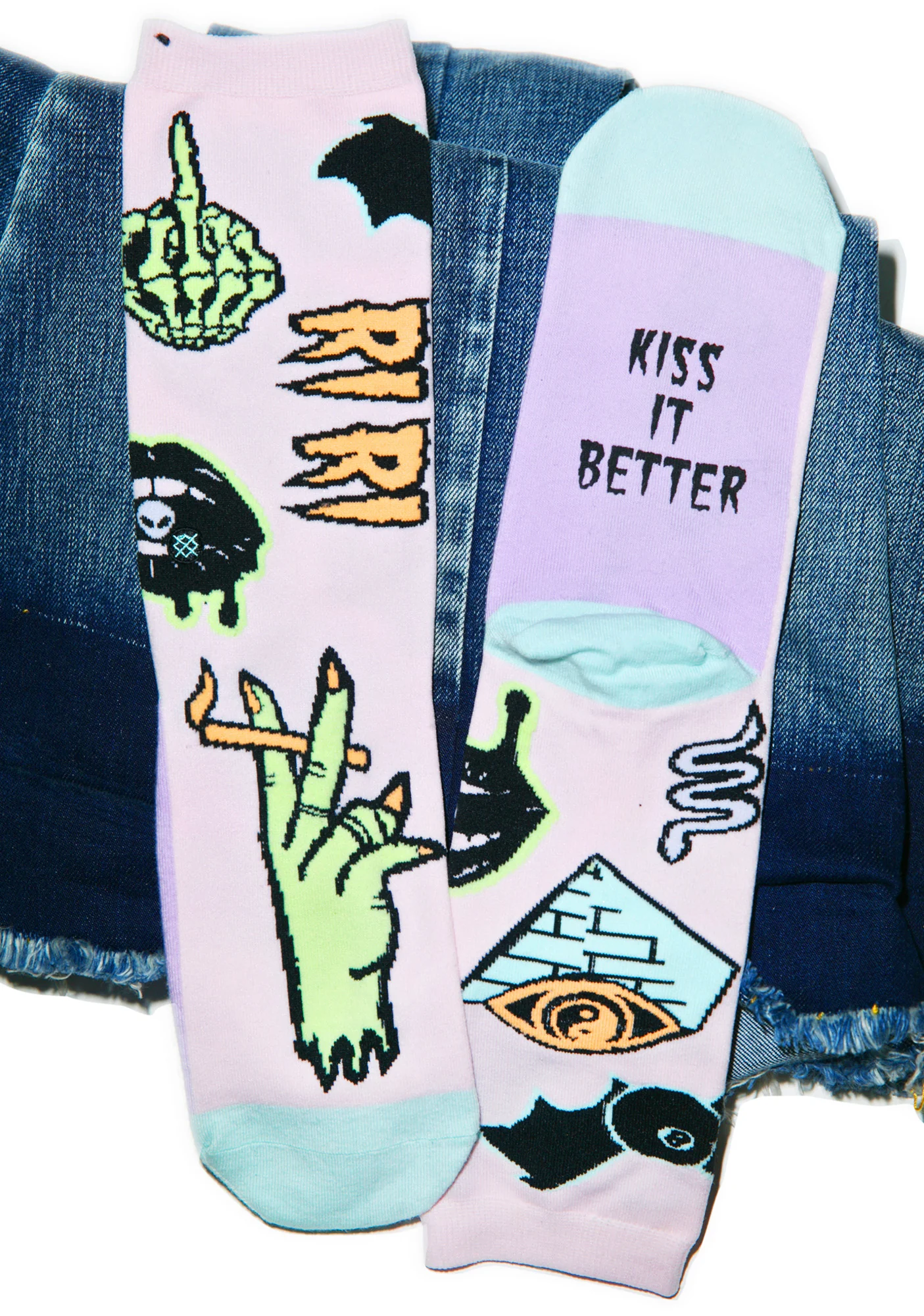 Punk N Patch Pastel Socks - Image 3
