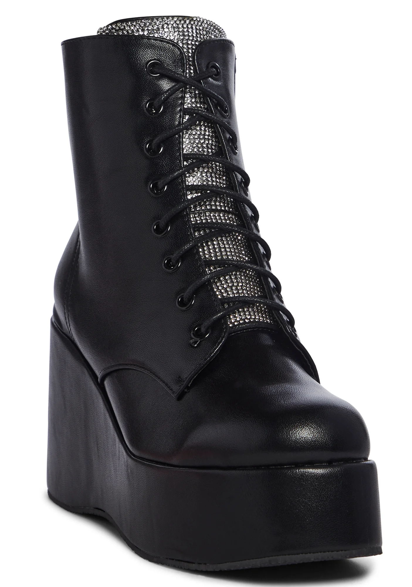 Punk Odyssey Platform Boots- Black - Image 2