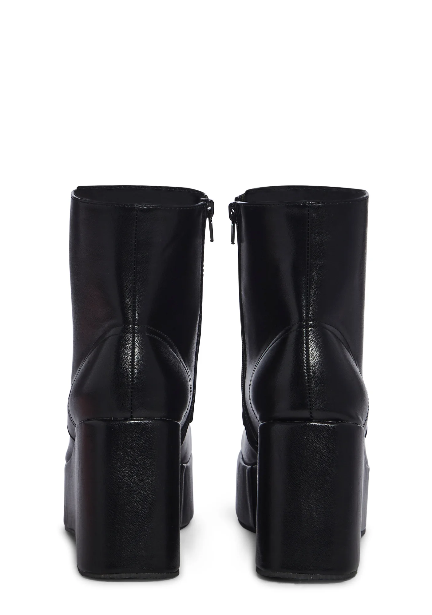 Punk Odyssey Platform Boots- Black - Image 4