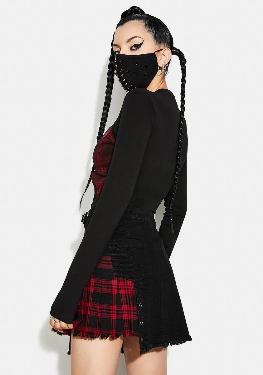 Punk Rough Short Skirt - Image 4