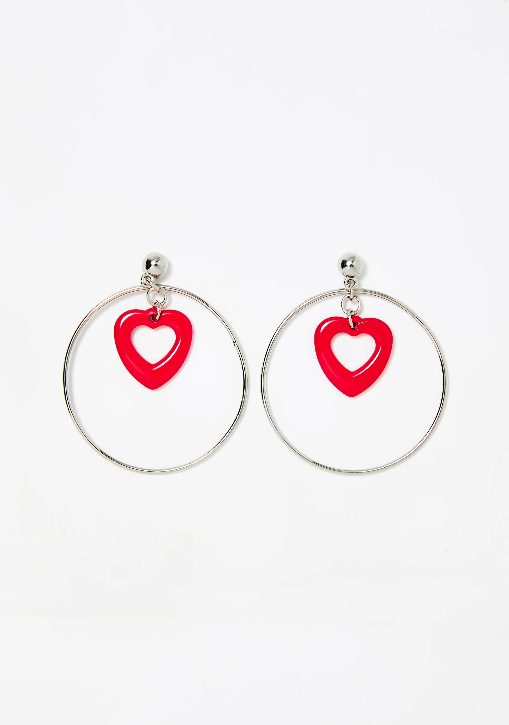 Pure Adoration Heart Earrings - Image 2