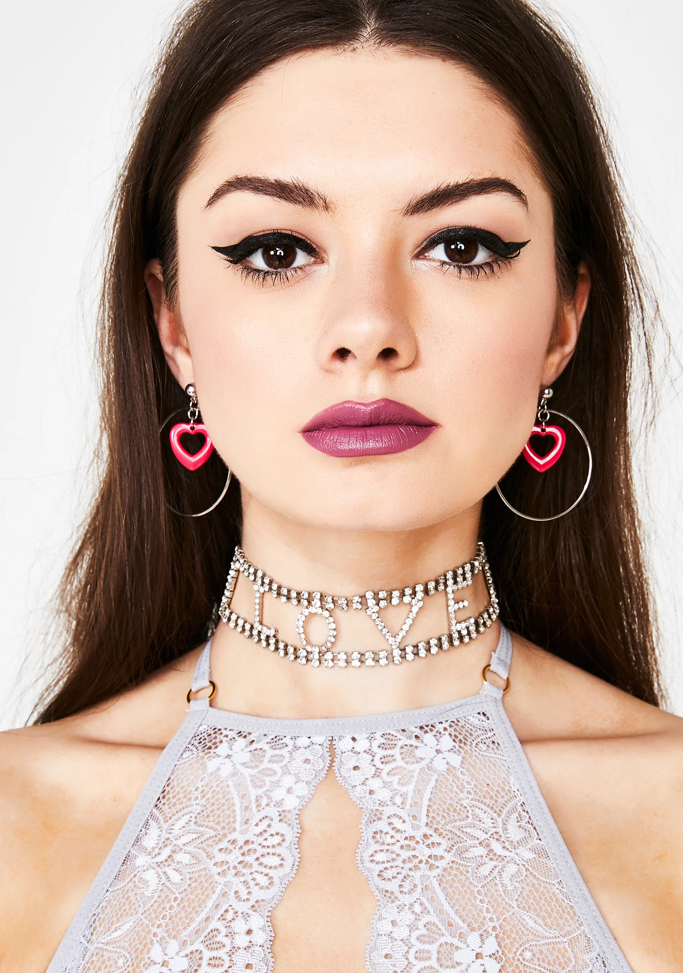 Pure Adoration Heart Earrings - Image 3