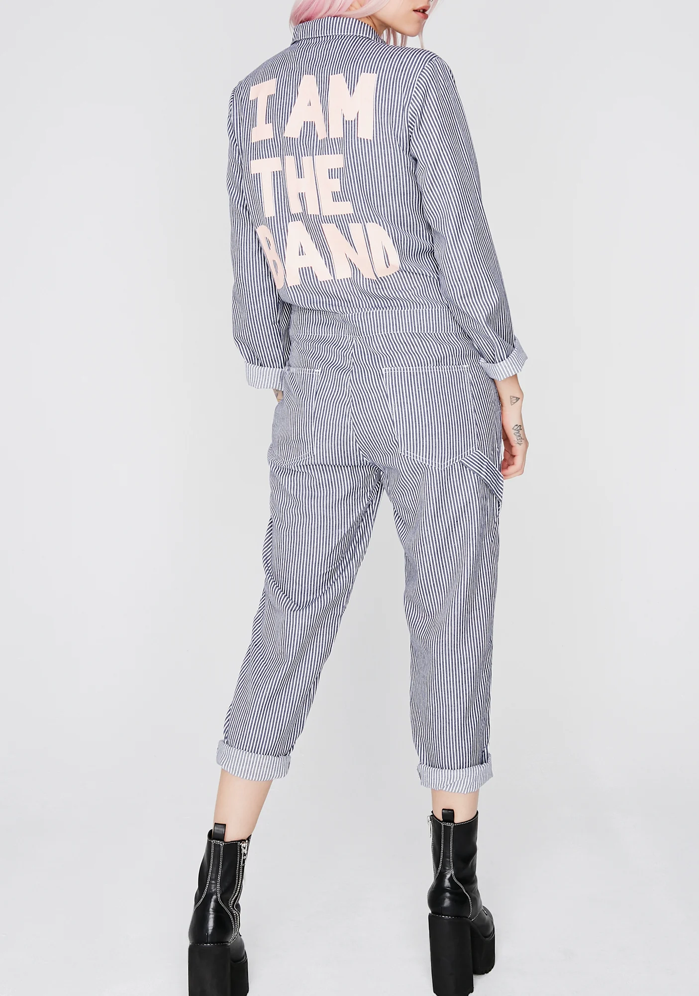 Pure Talent Stripe Jumpsuit - Image 2