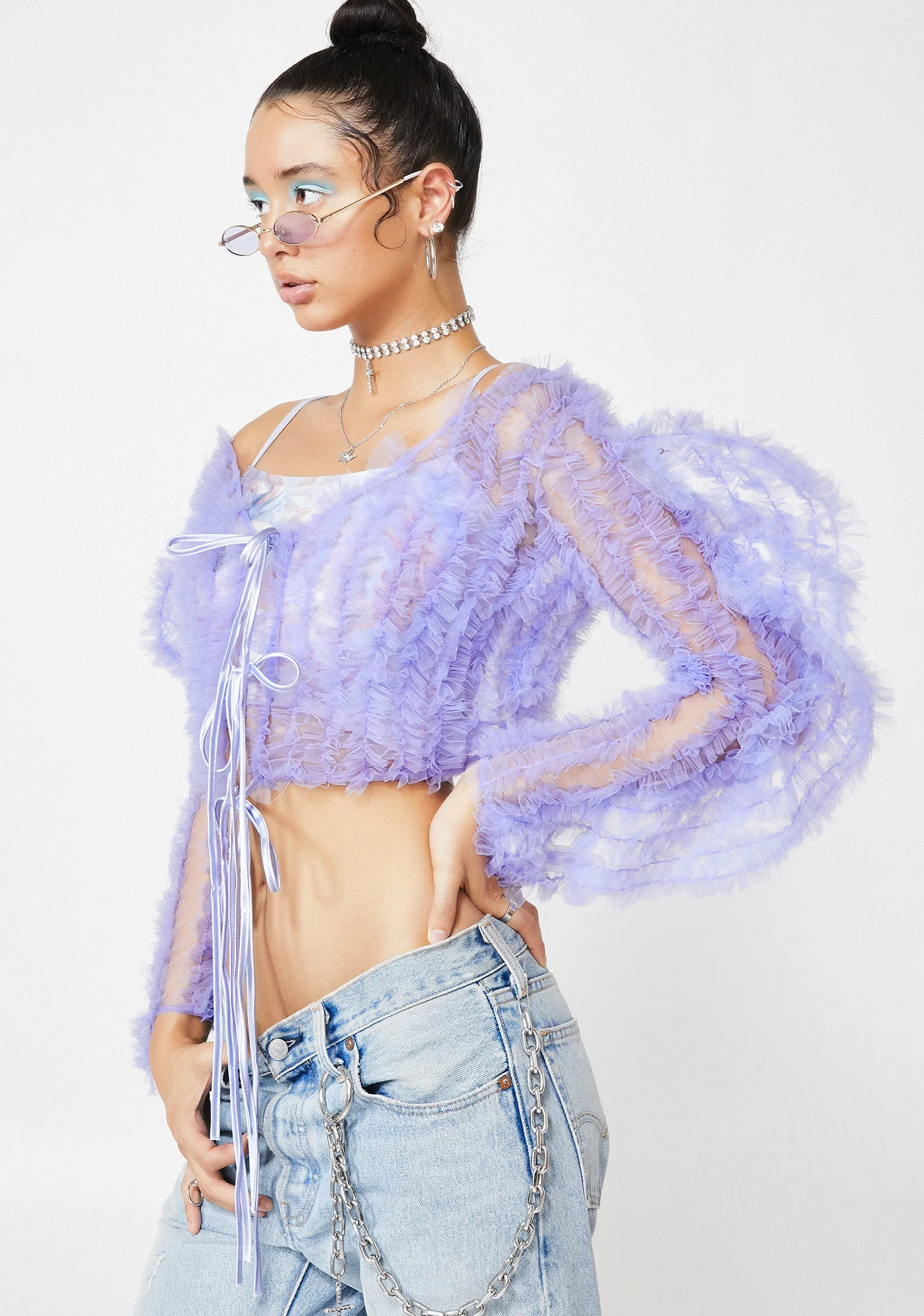 Purple Cloud Cardi - Image 2