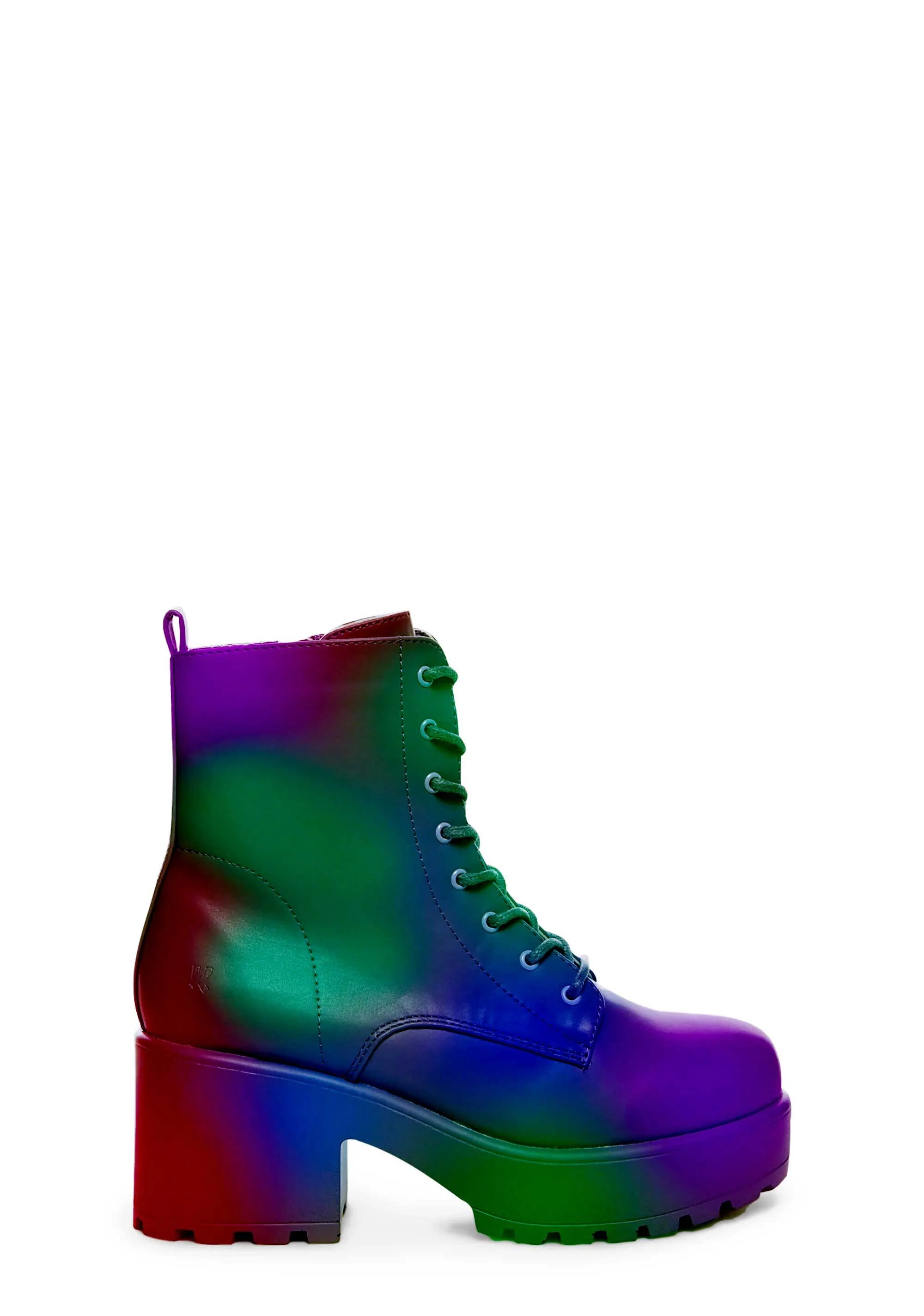 Purple Gin Platform Boots - Image 3
