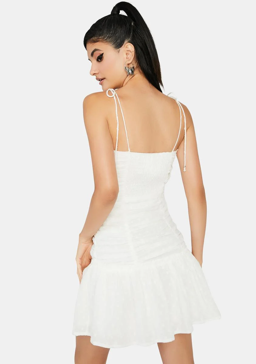 Quartz Elegant Tea Party Ruched Dress - Image 4