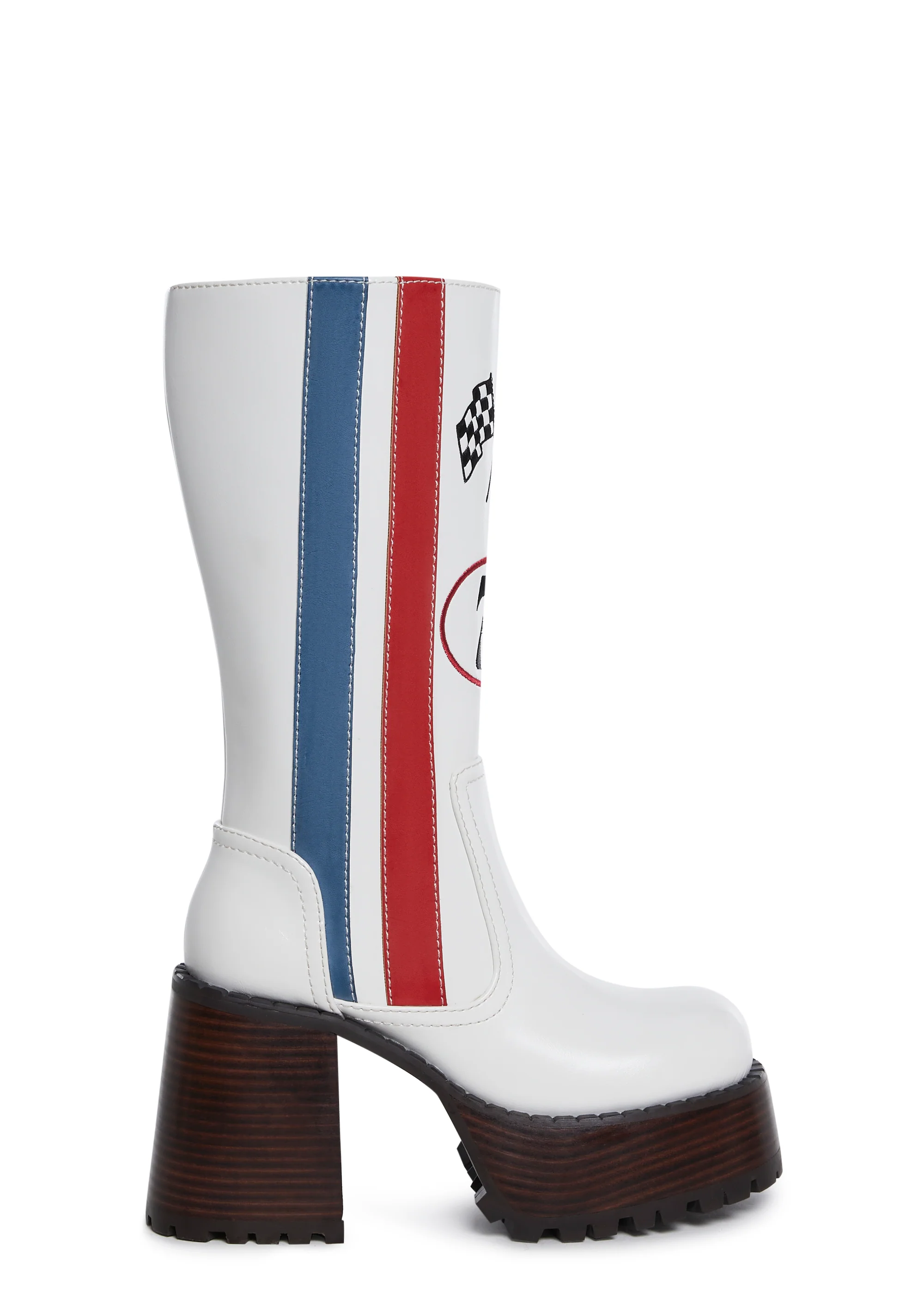 Raceway Babe Platform Boots - Image 2