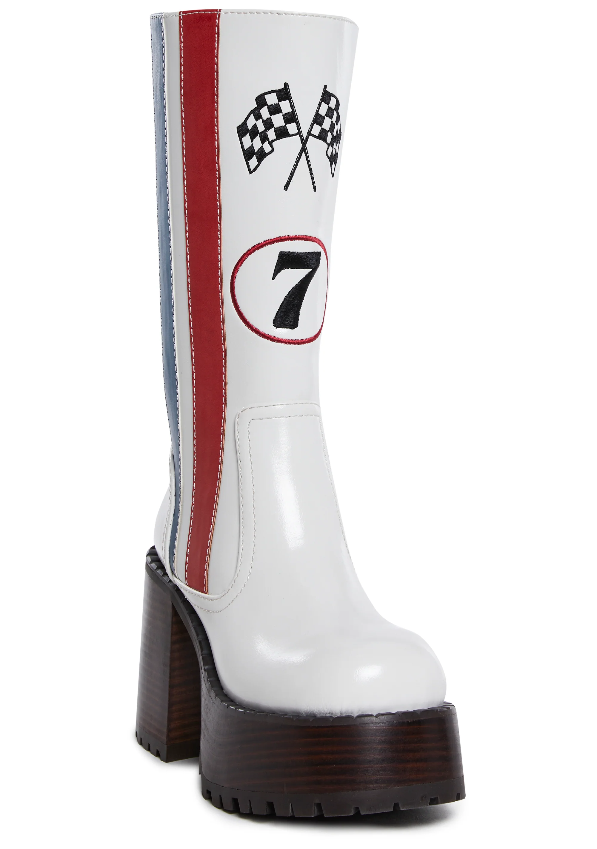 Raceway Babe Platform Boots - Image 5