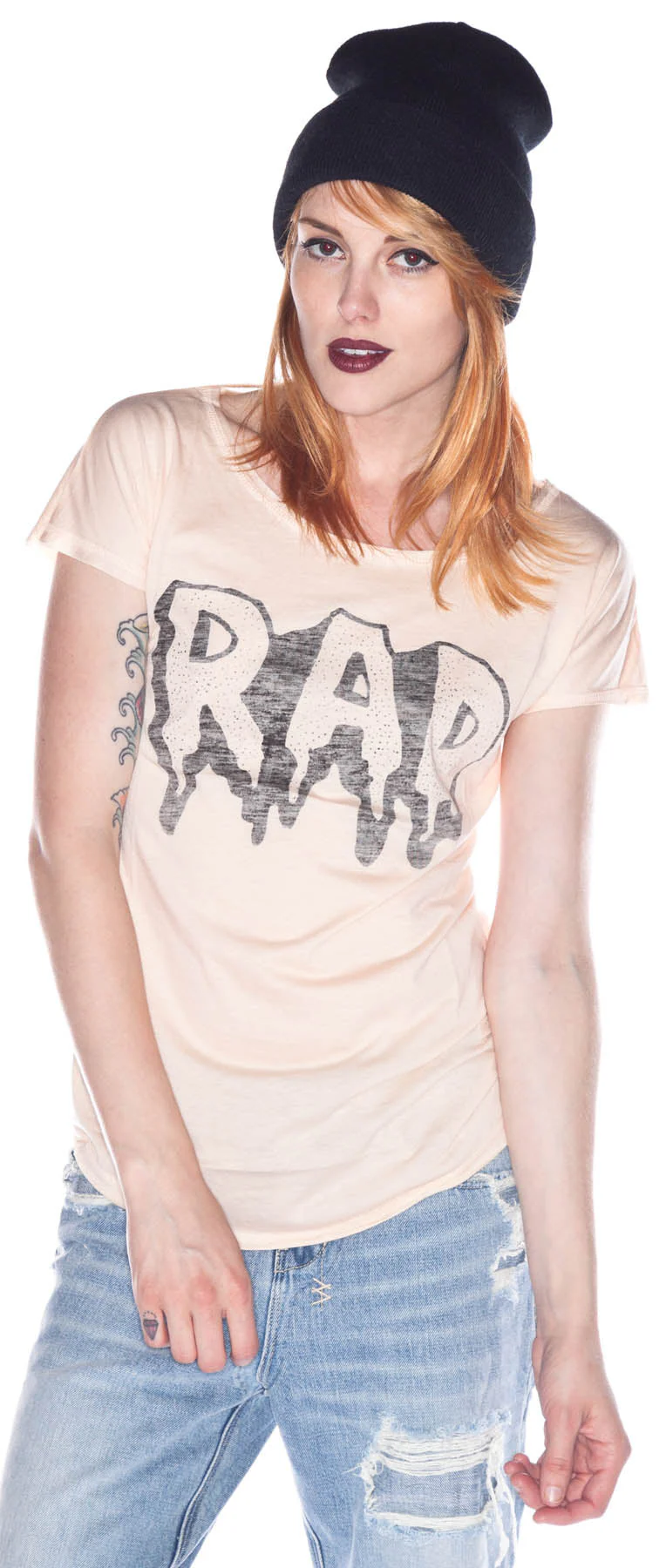 Rad Tee - Light Brown - Image 3