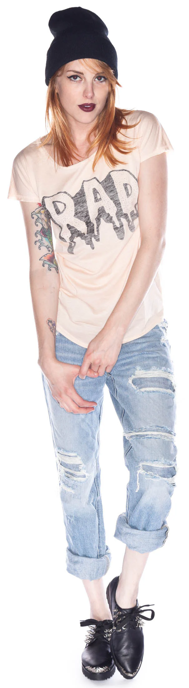 Rad Tee - Light Brown - Image 5