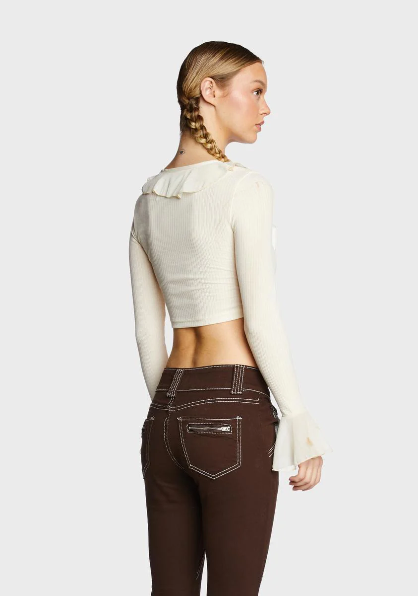 Rag Doll Mesh Cardigan - Image 4