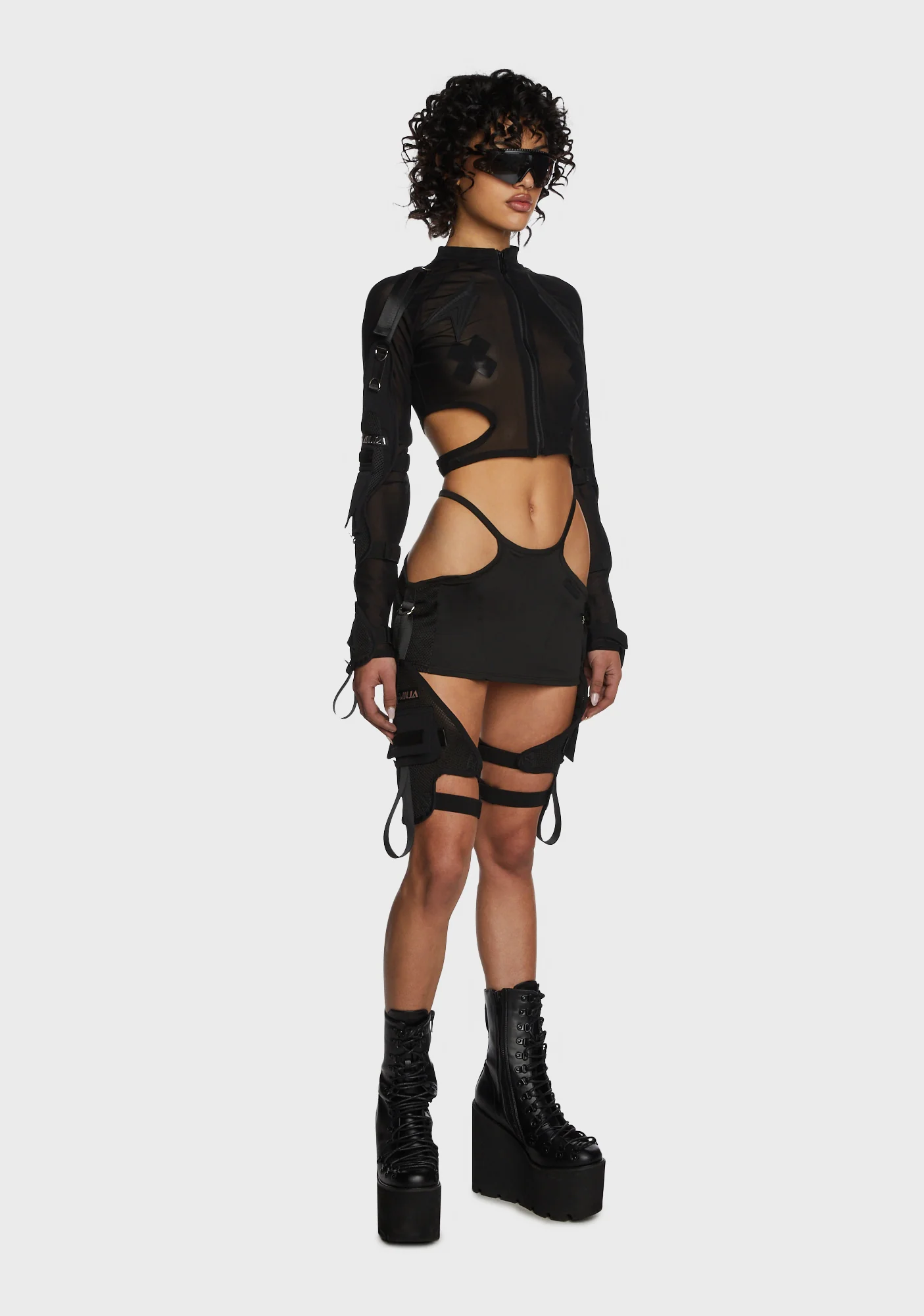 Raider Pocket Cage Mini Skirt - Image 2