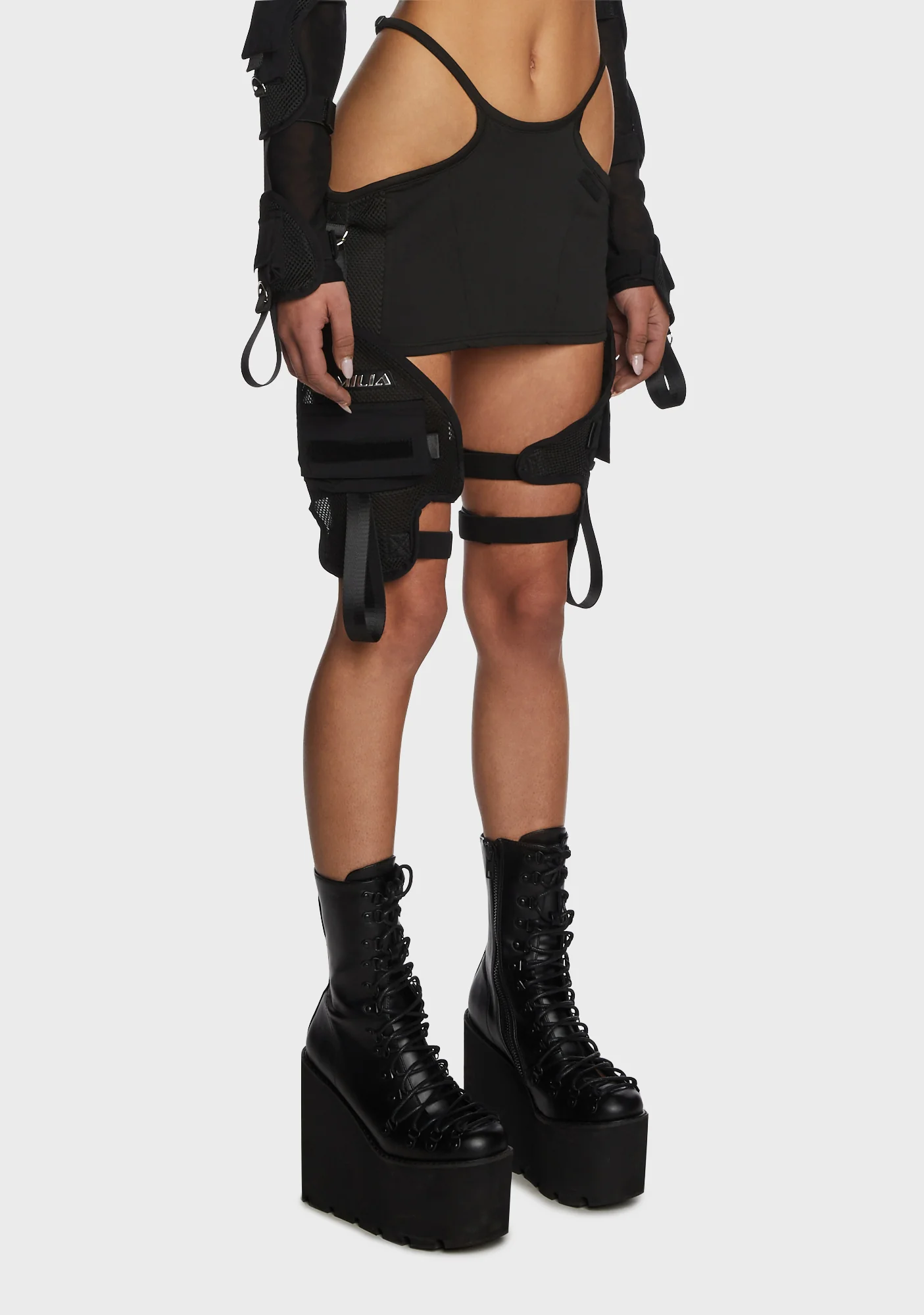 Raider Pocket Cage Mini Skirt - Image 3