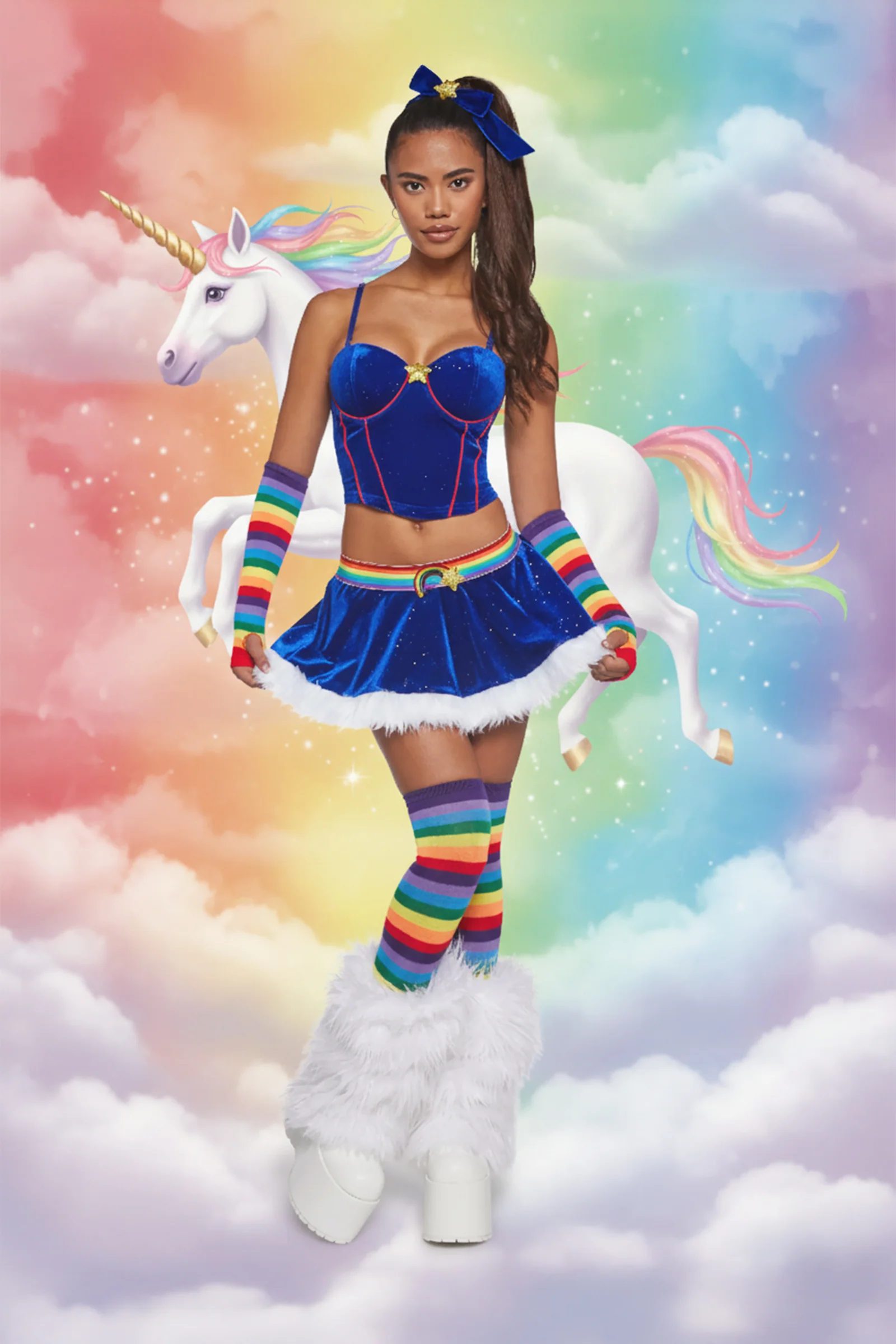 Rainbow Girl Costume - Image 8