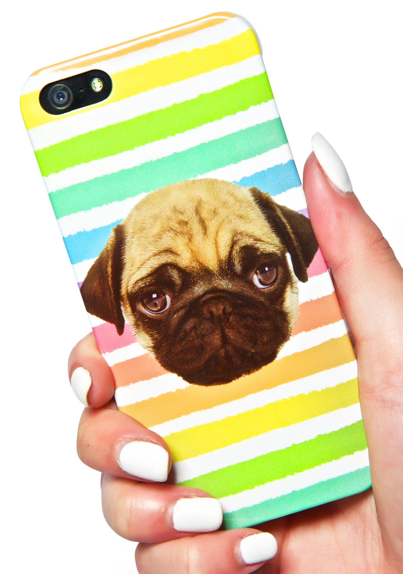 Rainbow Pug iPhone 5 Case - Image 3