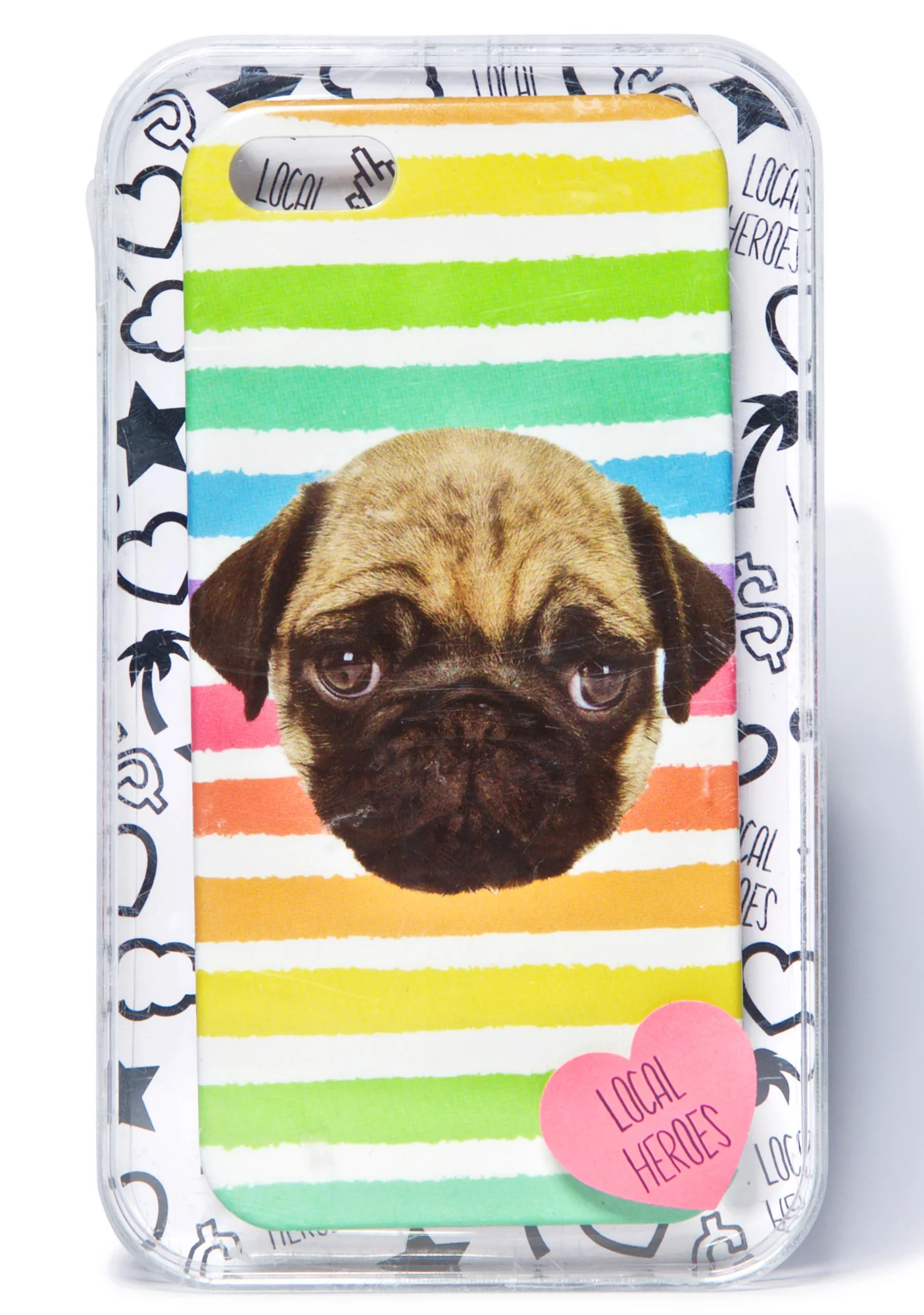 Rainbow Pug iPhone 5 Case - Image 4