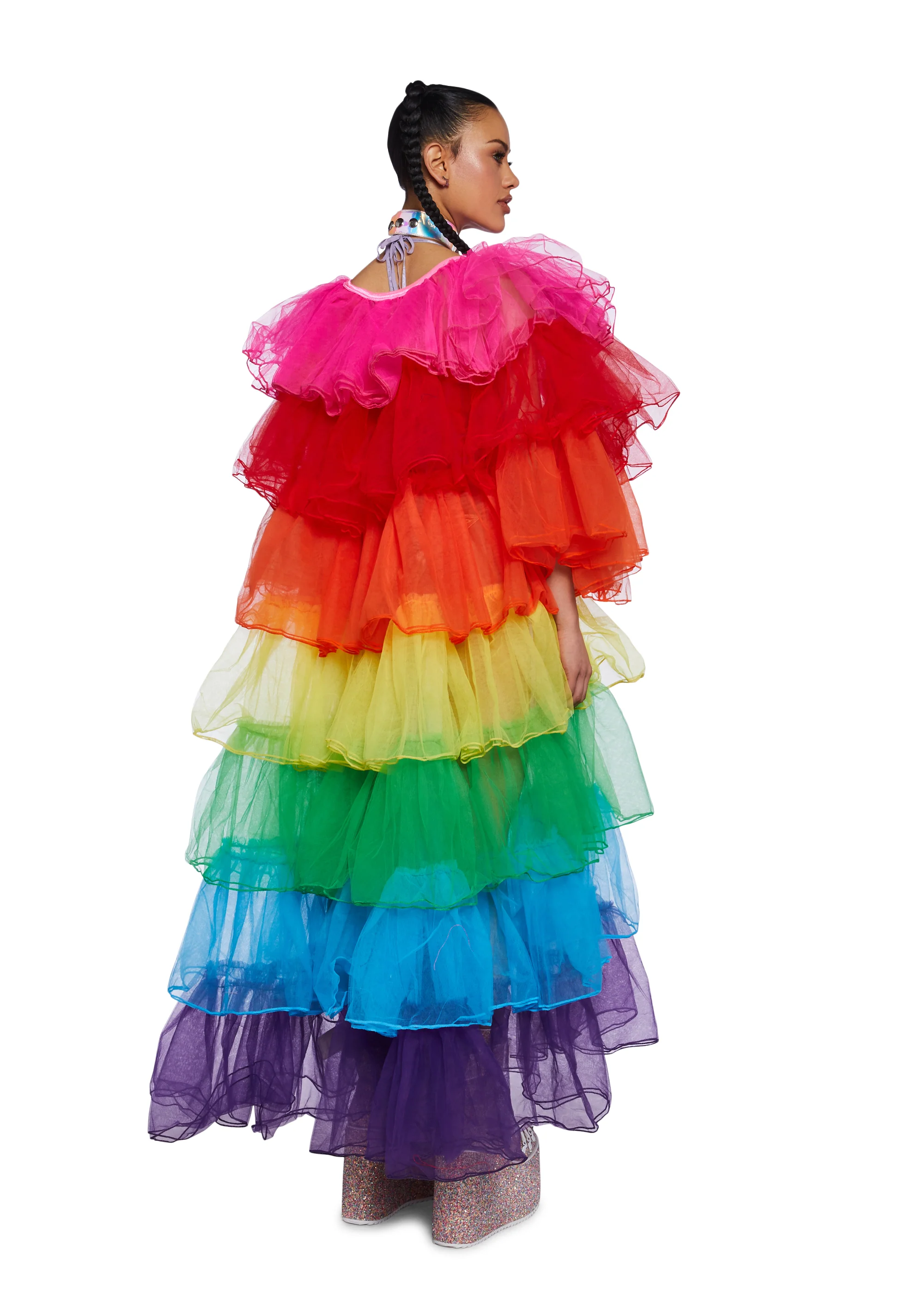 Rainbow Rhapsody Tulle Duster - Image 4