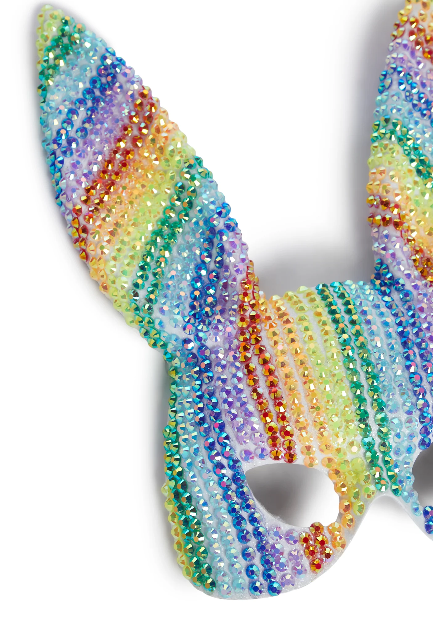 Bunny Bling Mask- Rainbow - Image 2