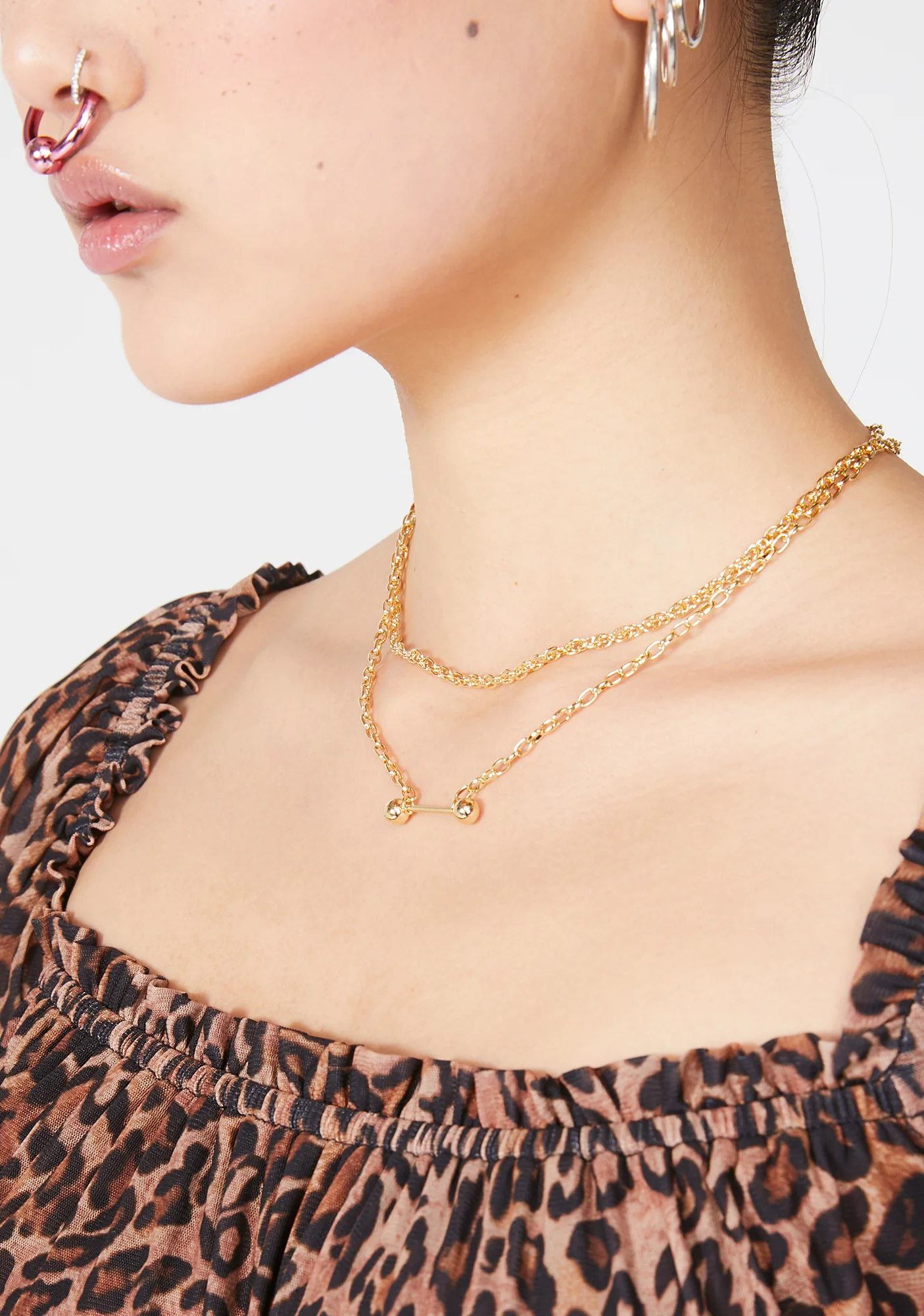Raise The Bar Chain Necklace - Image 2
