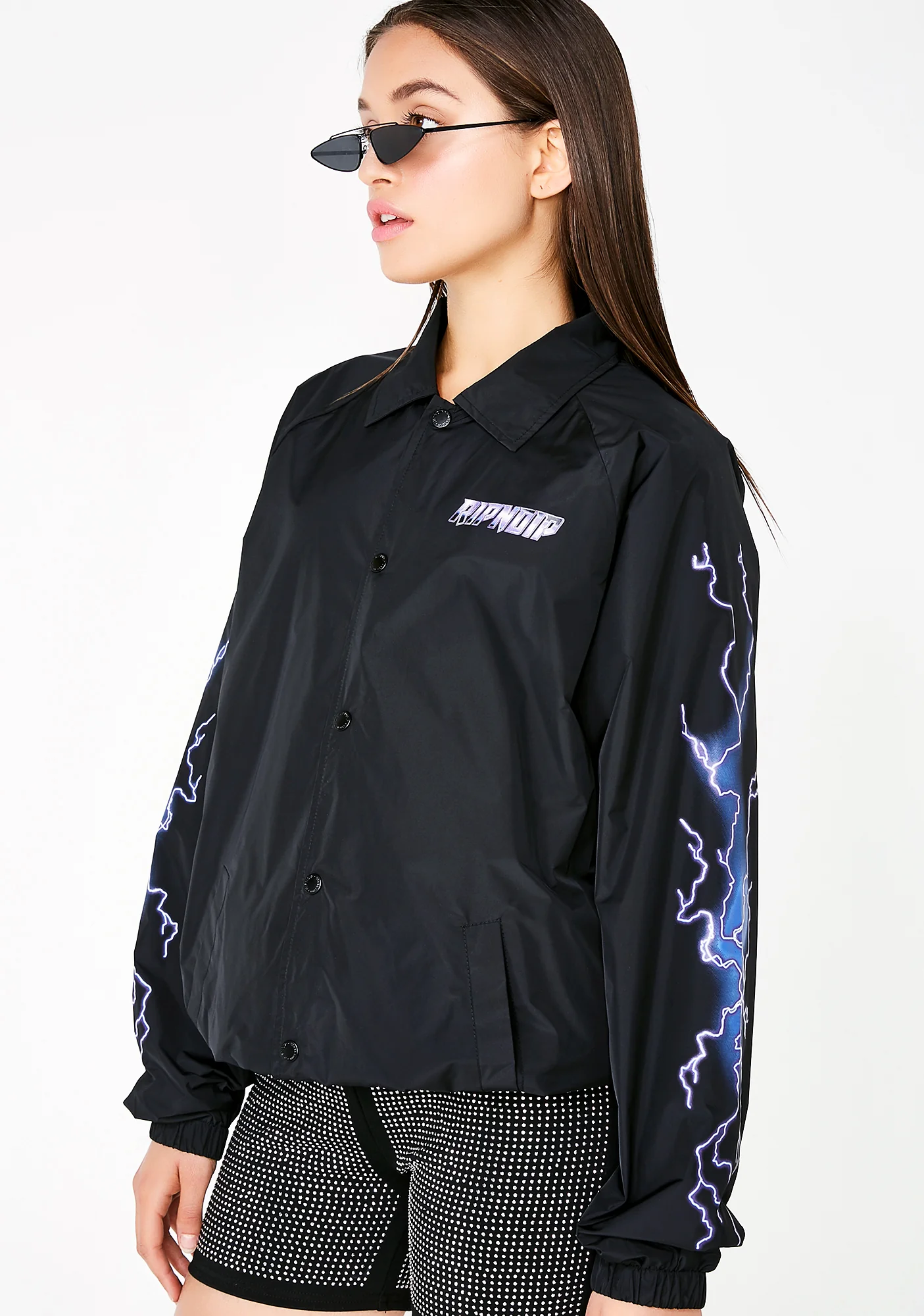 Rave Nylon Coaches Jacket - Image 2