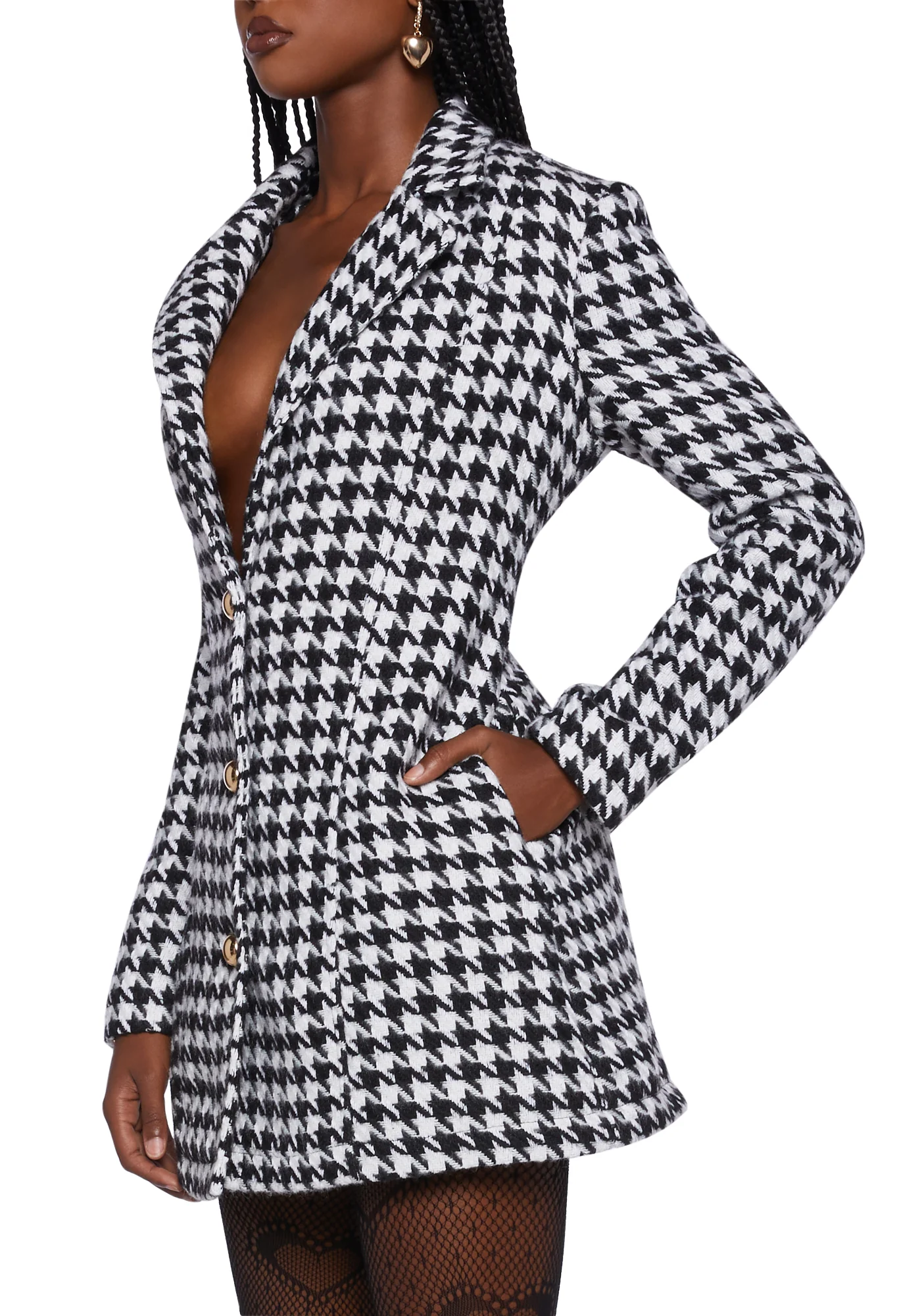 Reach The Top Tweed Coat - Image 6