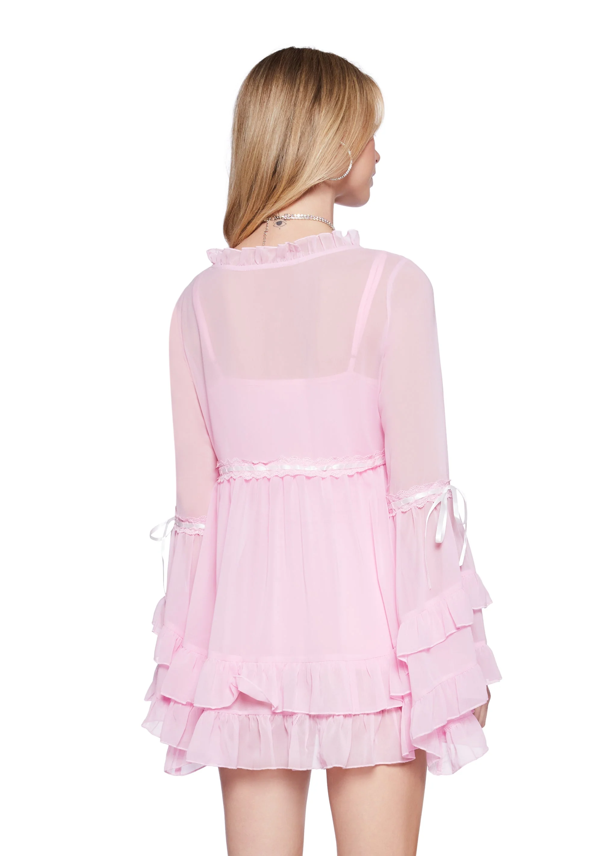 Real Divinity Mini Dress - Light Pink - Image 4