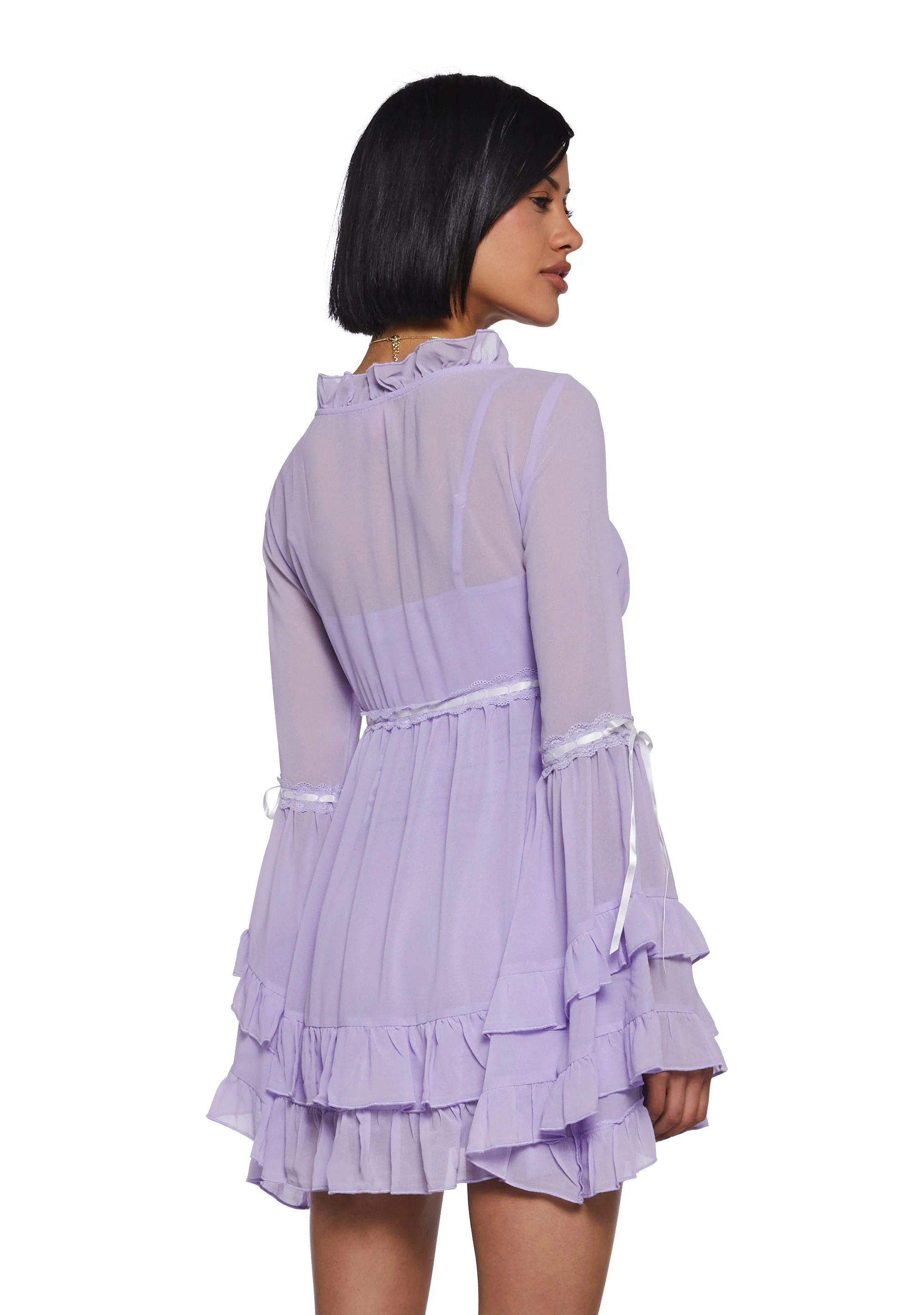 Real Divinity Mini Dress - Light Purple - Image 4