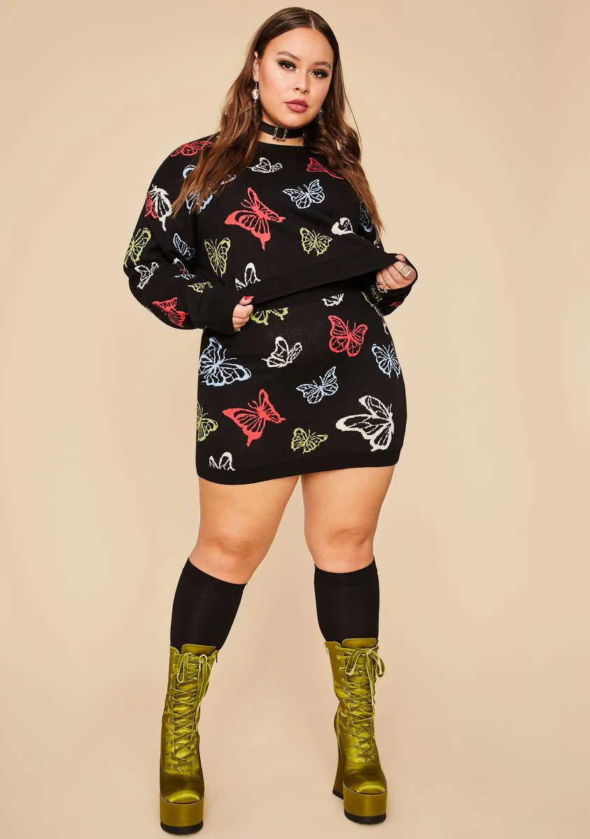 Real Magic Around Me Butterfly Sweater - Image 3